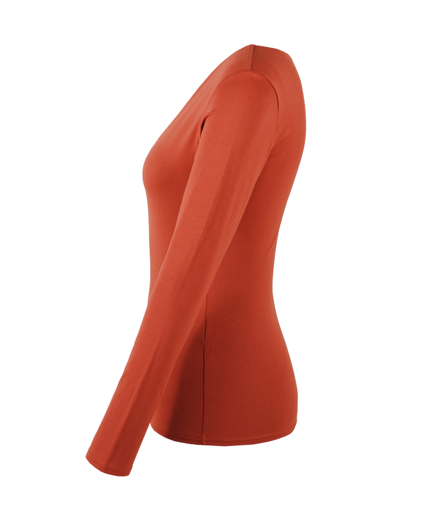 V-Shirt Sylvia 1/1 Arm | rost