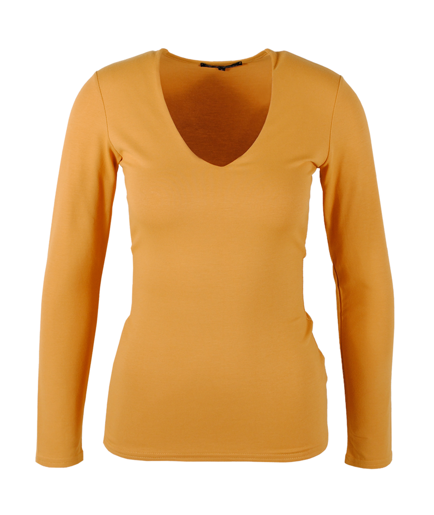 V-Shirt Sylvia 1/1 Arm | senf