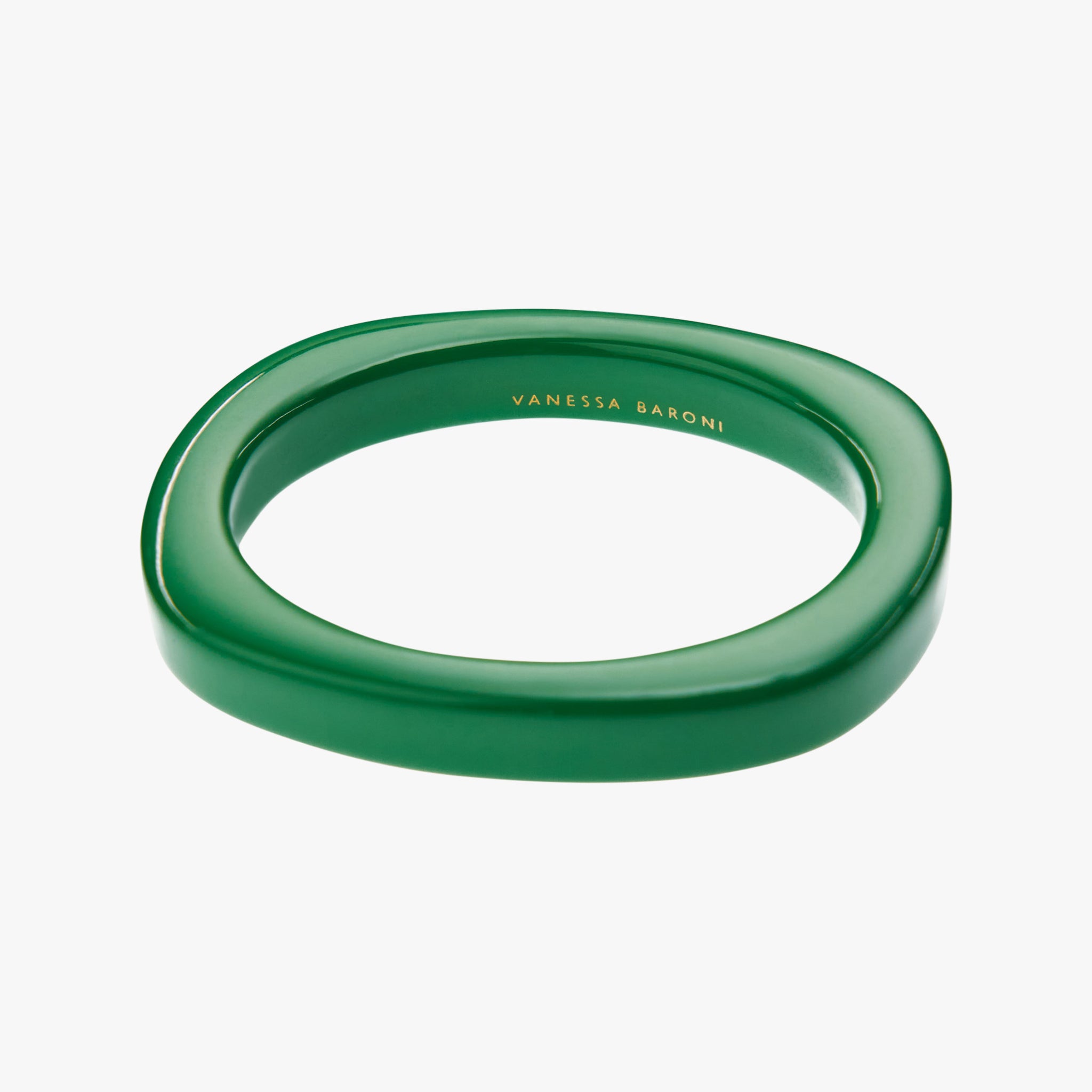 Armreif oval geformt | grün