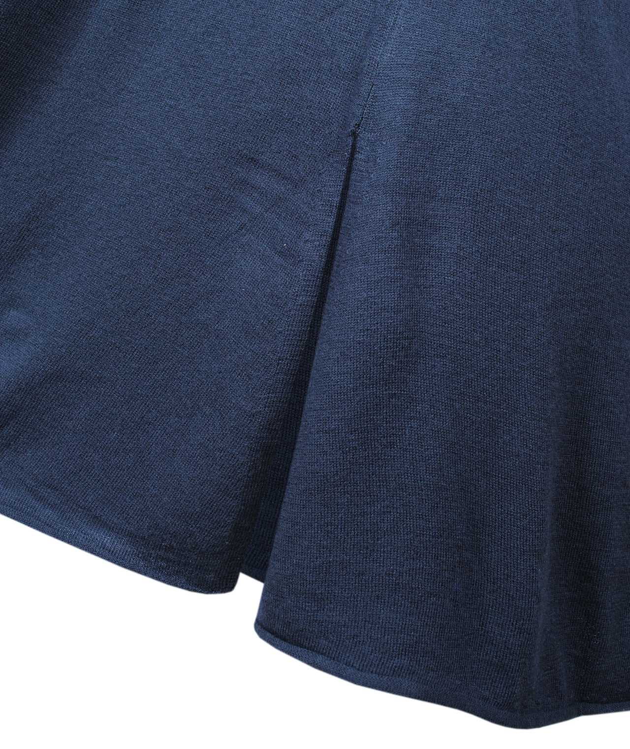 V-Pulli Feinstrick lang | graublau