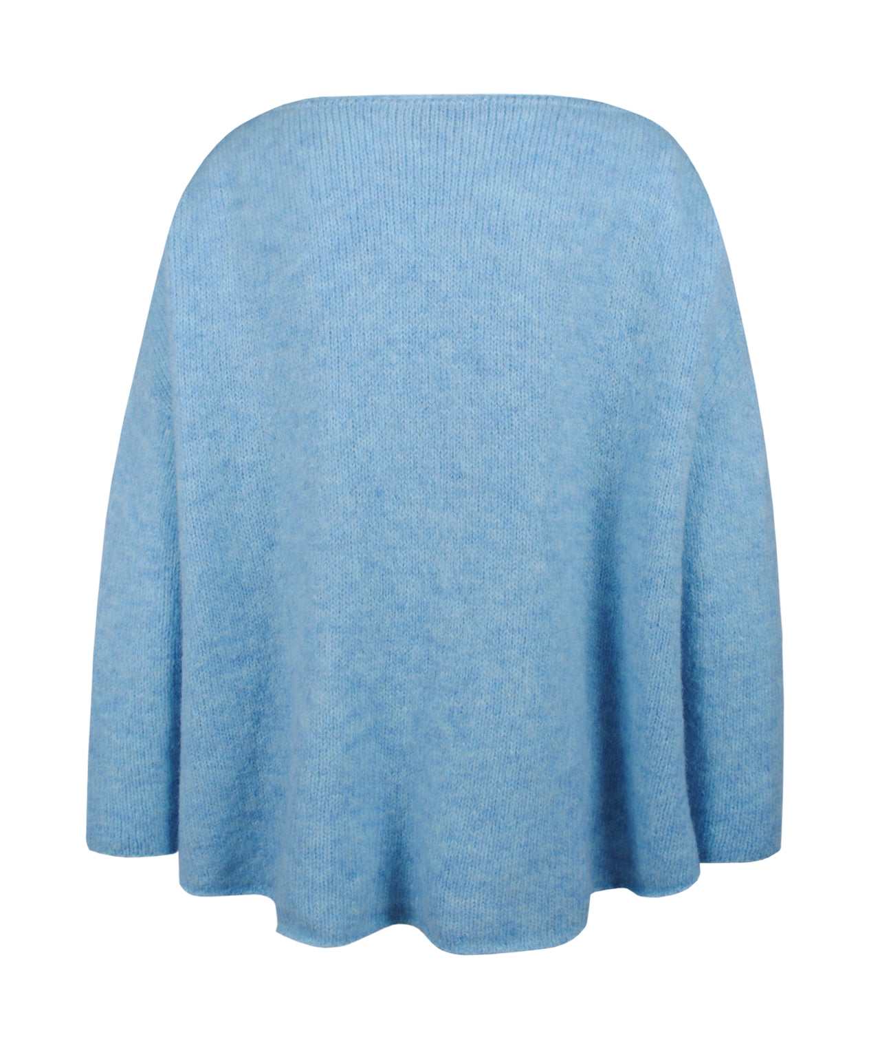 V-Pulli oversized | hellblau