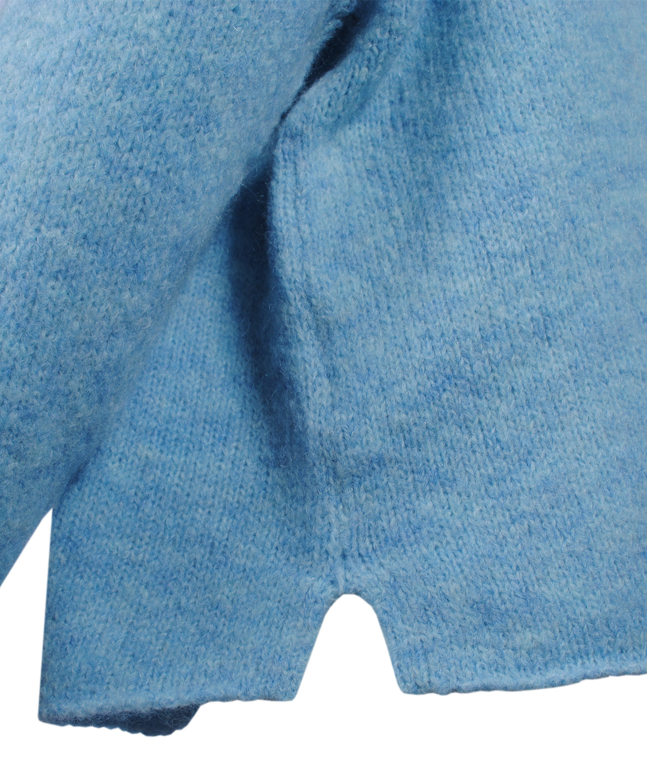 V-Pulli oversized | hellblau