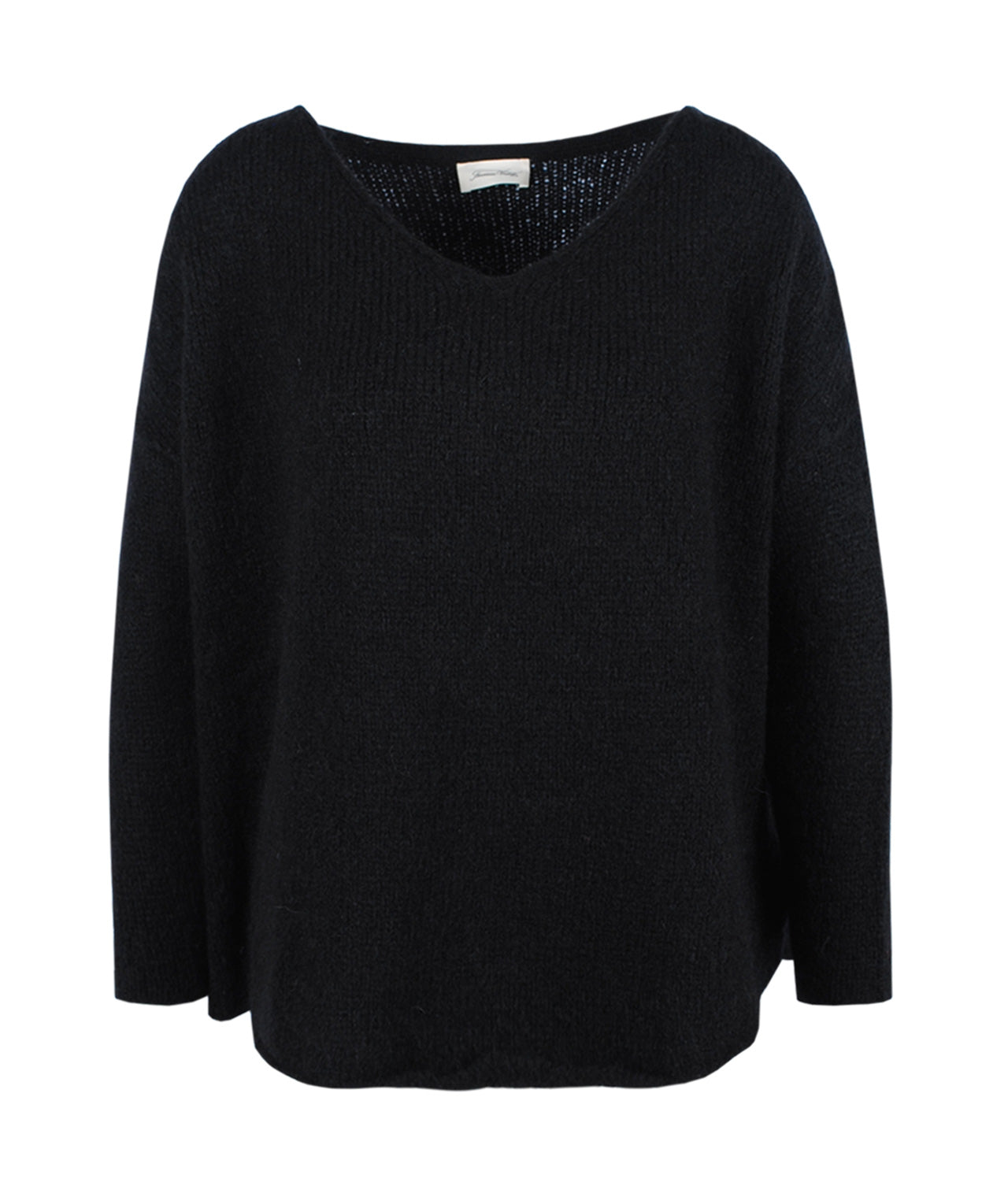 V-Pulli oversized | schwarz