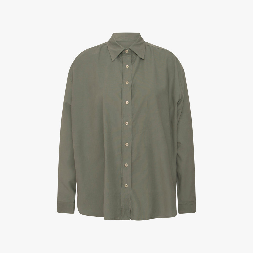 Bluse Babycord lg. | oliv