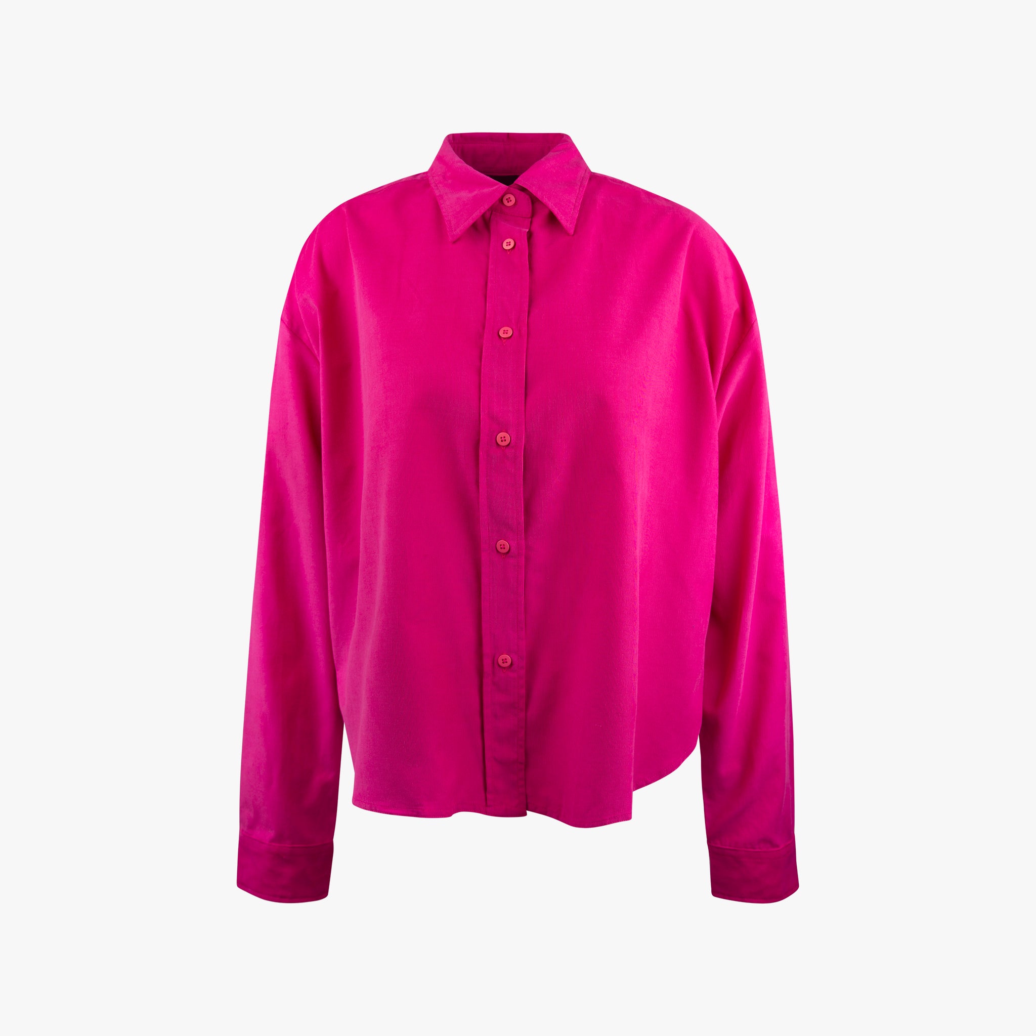 WS Bluse Babycord | fuchsia