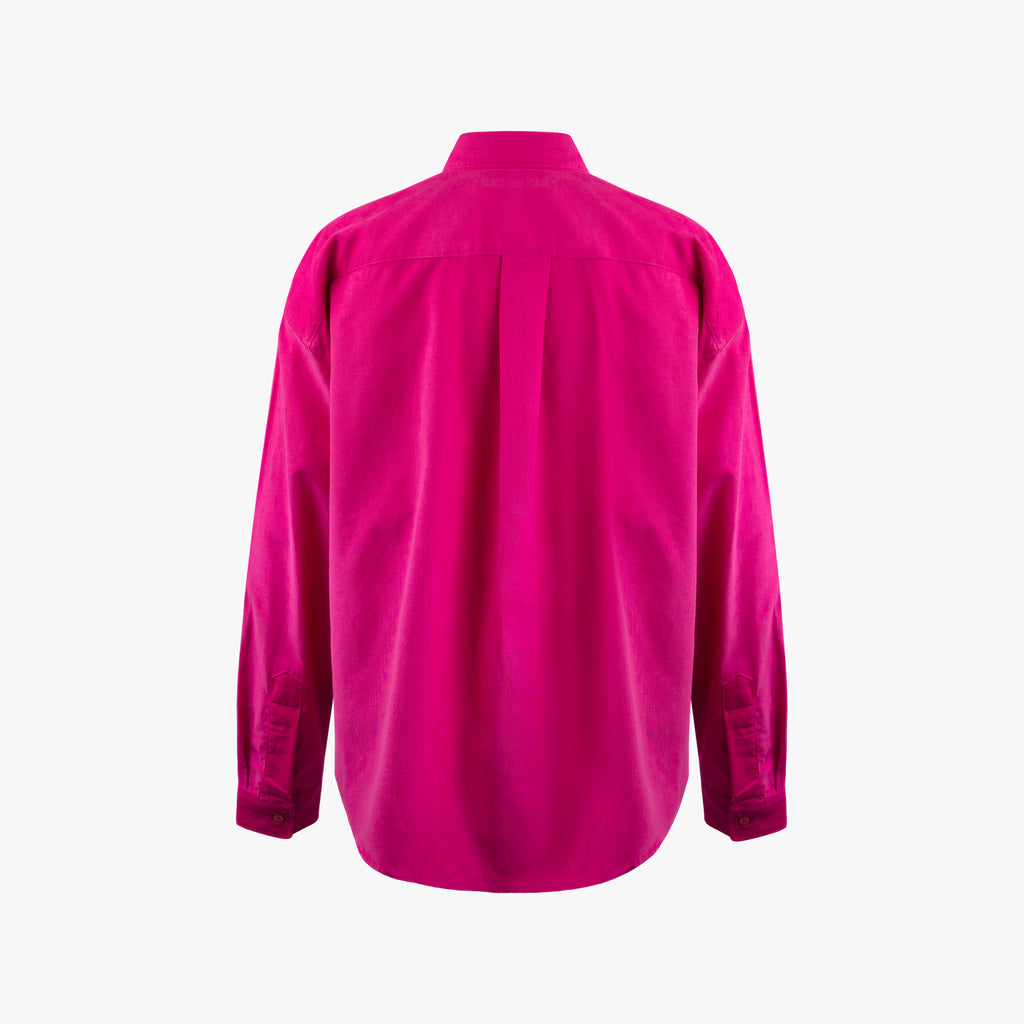 WS Bluse Babycord | fuchsia