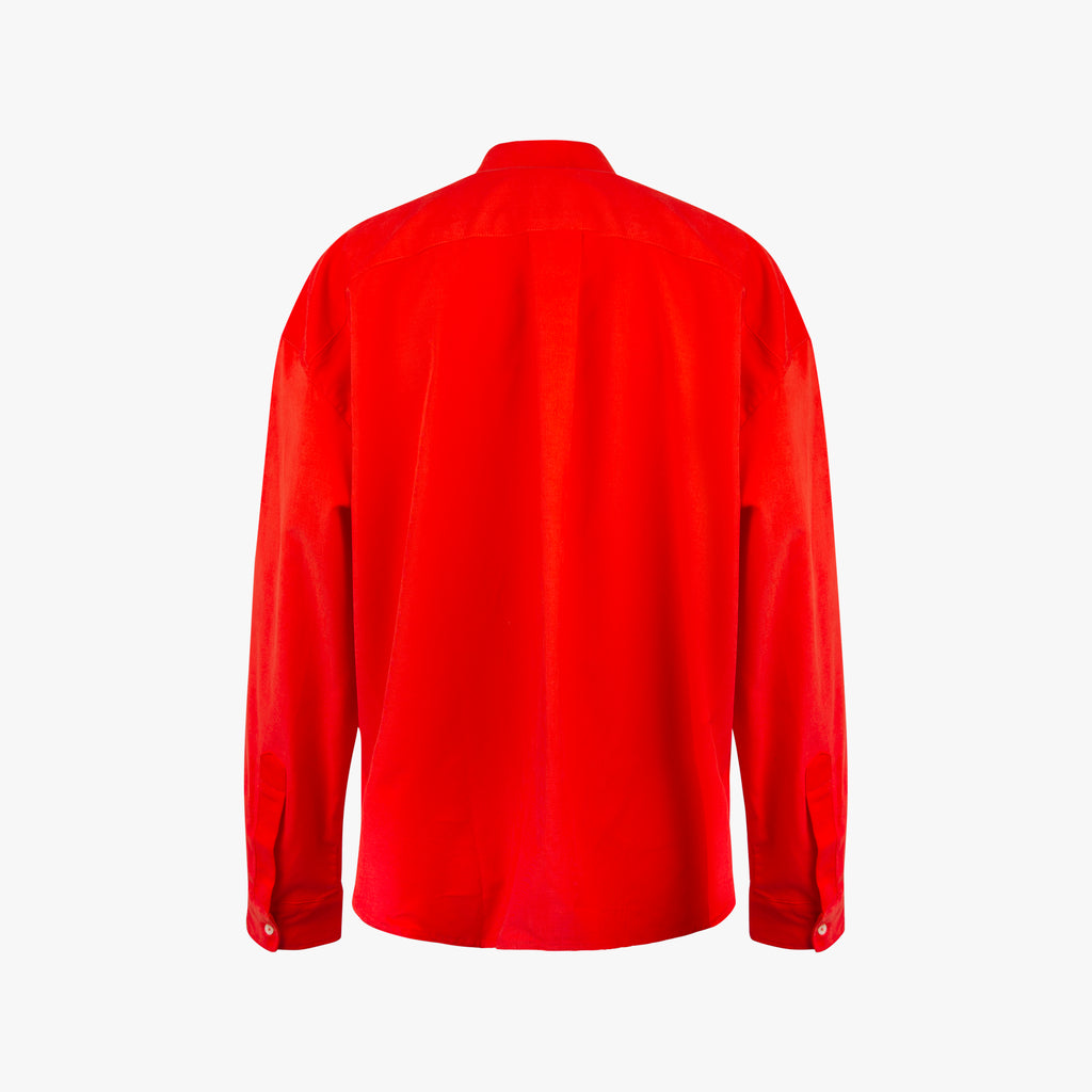 WS Bluse Babycord | rot-koralle