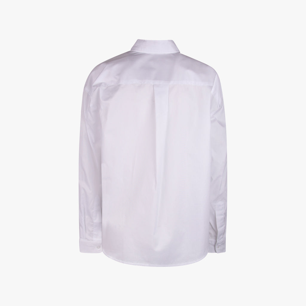 Bluse Fil á Fil uni | weiß