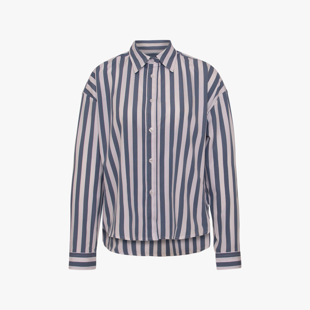 Bluse Streifen | blau-weiß
