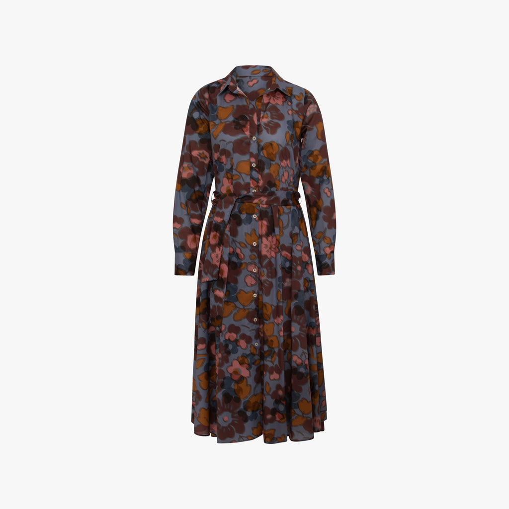 Hemdblusenkleid | dunkelblau