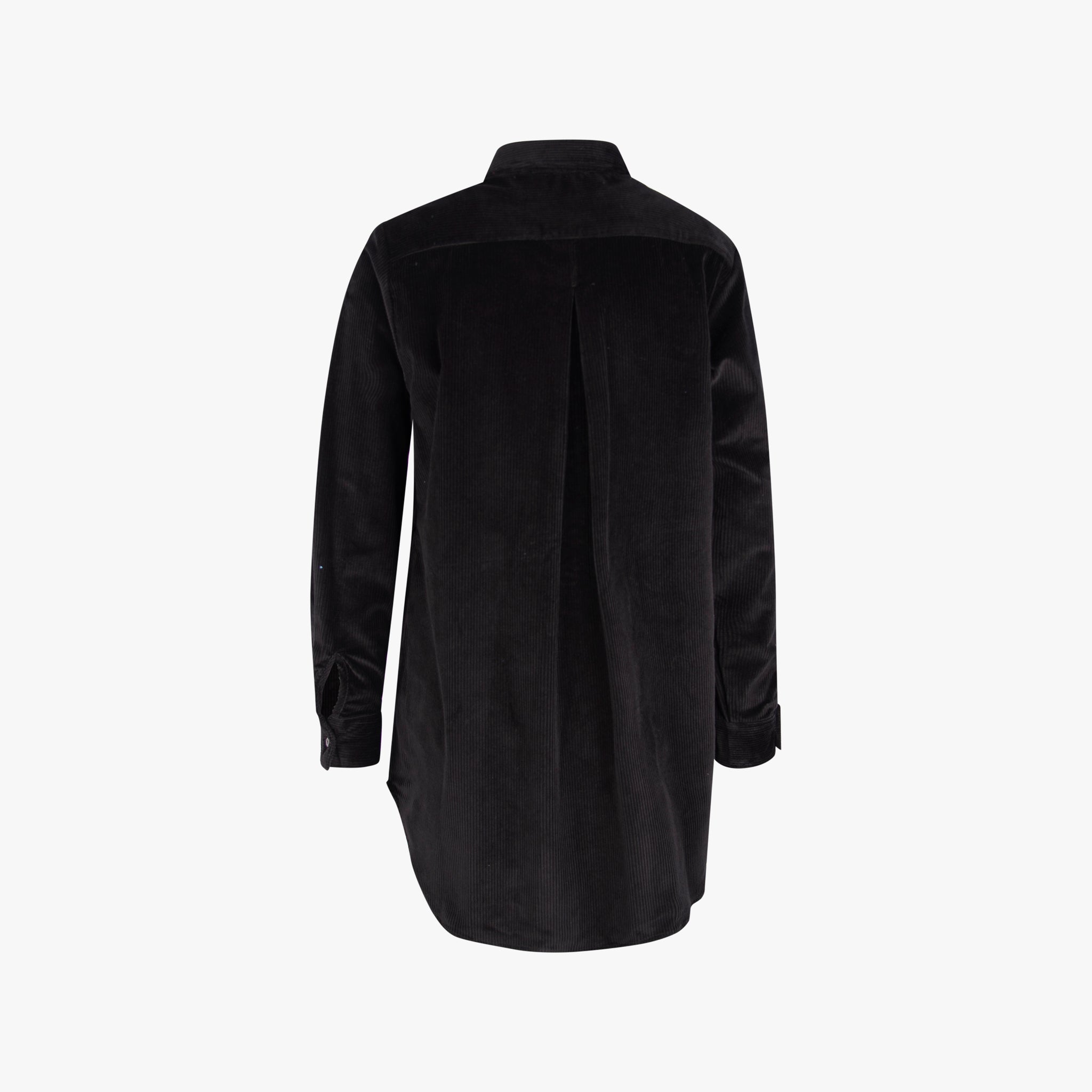 Overshirt Breitcord | schwarz