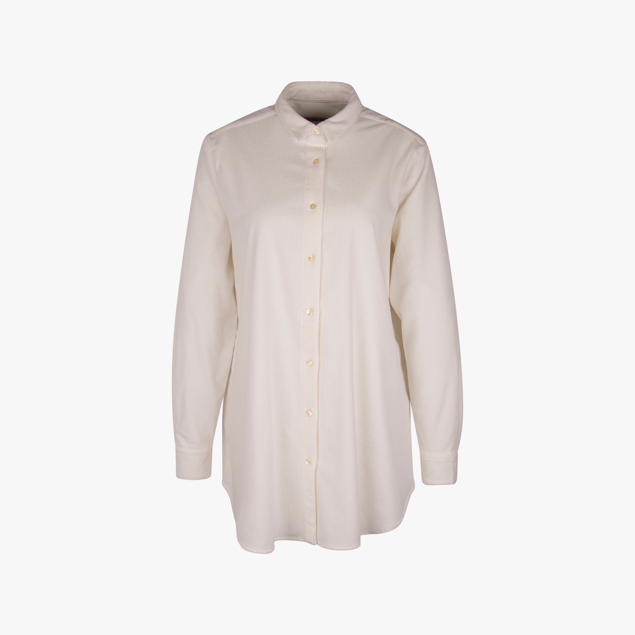 Overshirt Breitcord | weiß
