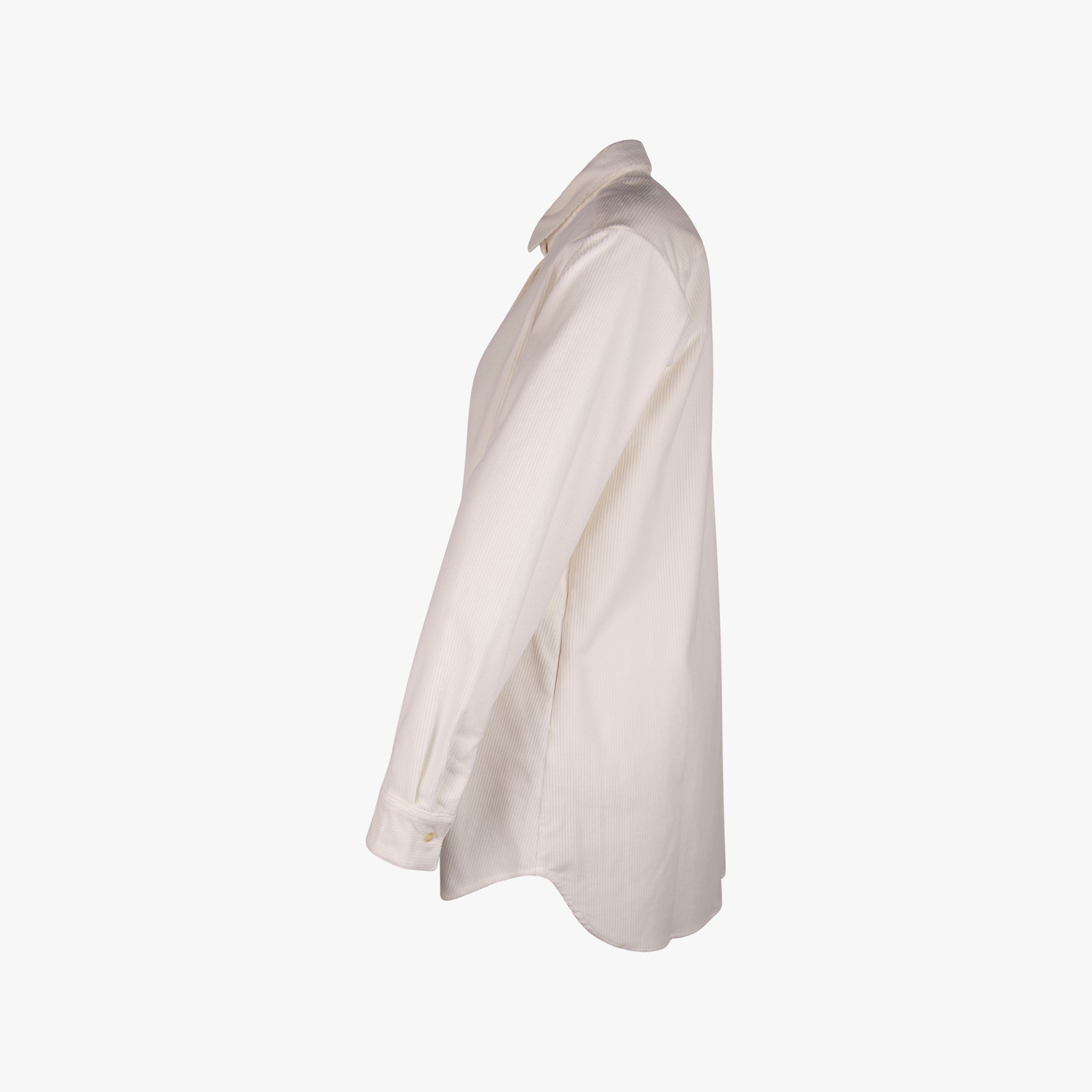 Overshirt Breitcord | weiß