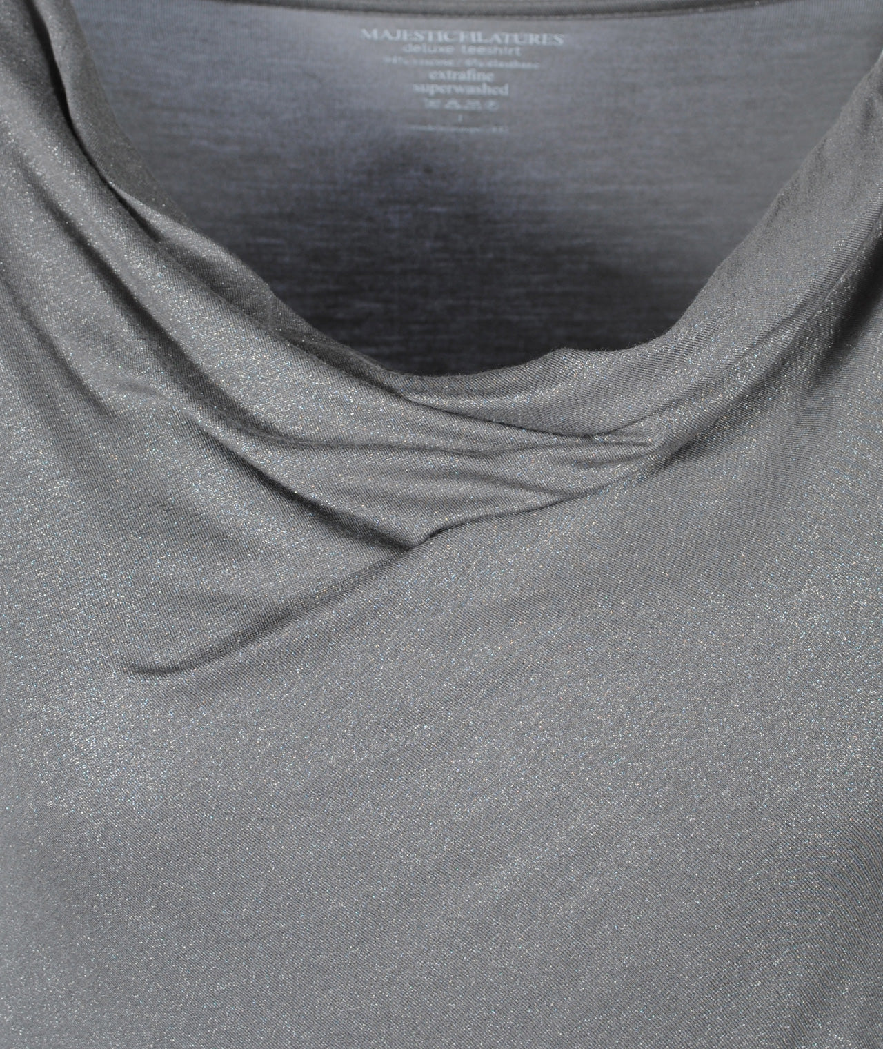 Wasserfall-Shirt | grau