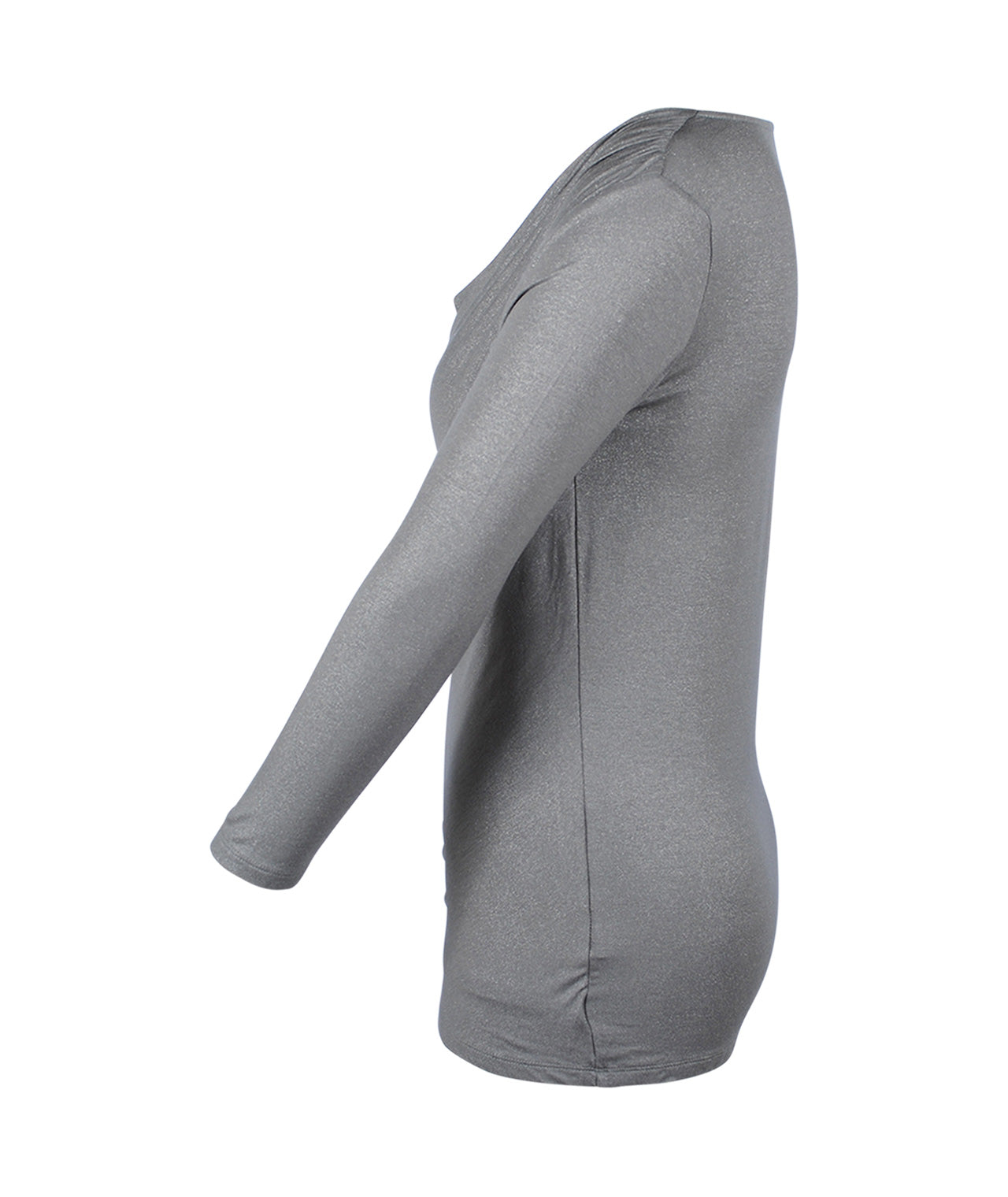 Wasserfall-Shirt | grau