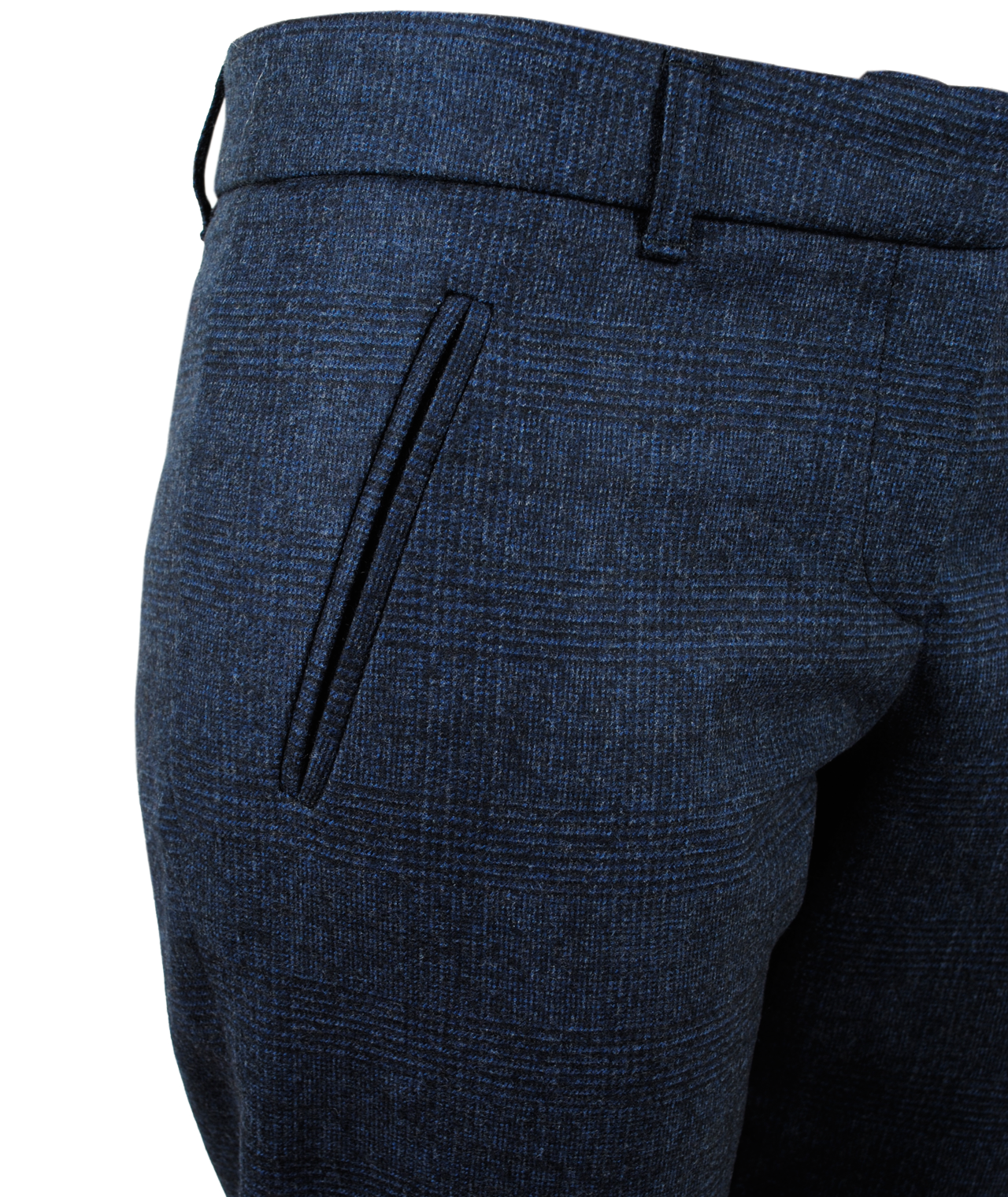 Wollcheckhose Allis | navy