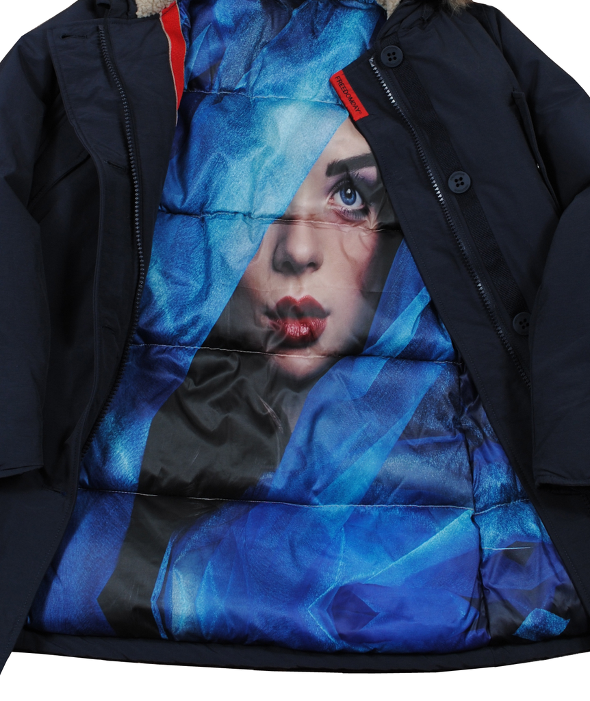 Womens Cortina Parka | navy