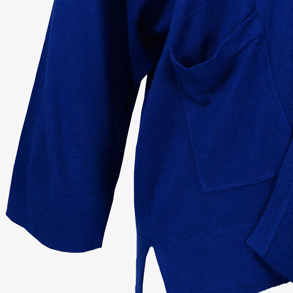 Cardigan Open (blau, XXS) | blau