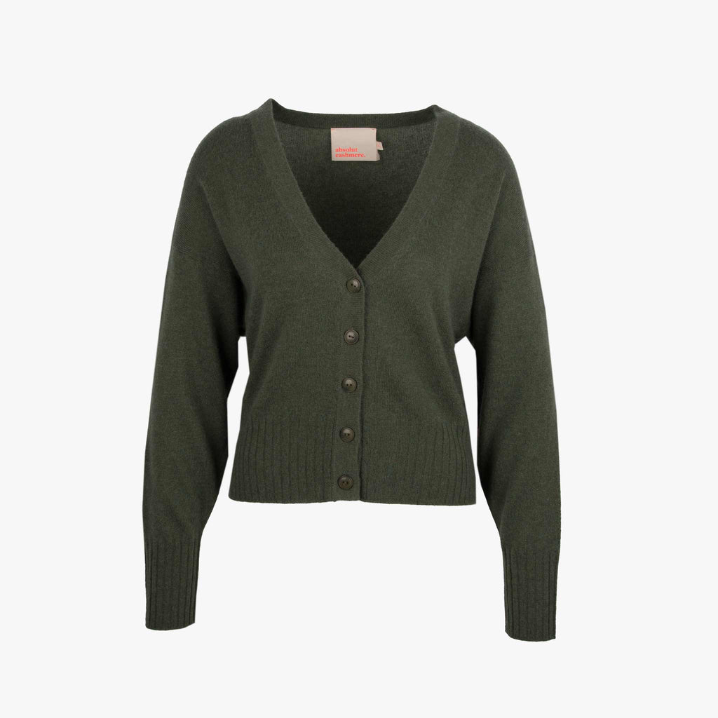 Absolut Cashmere Kurzjacke Mathilde | khaki