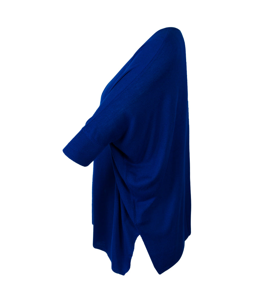 Ponchopulli Bamboo | blau