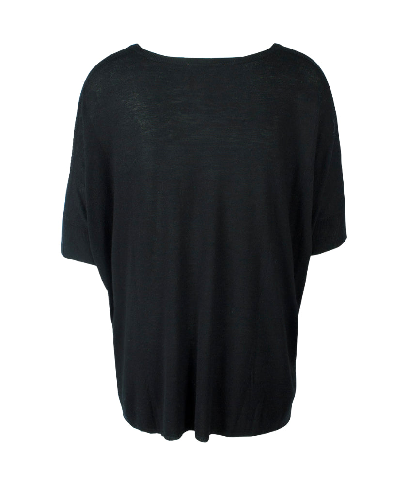 Ponchopulli Bamboo | schwarz