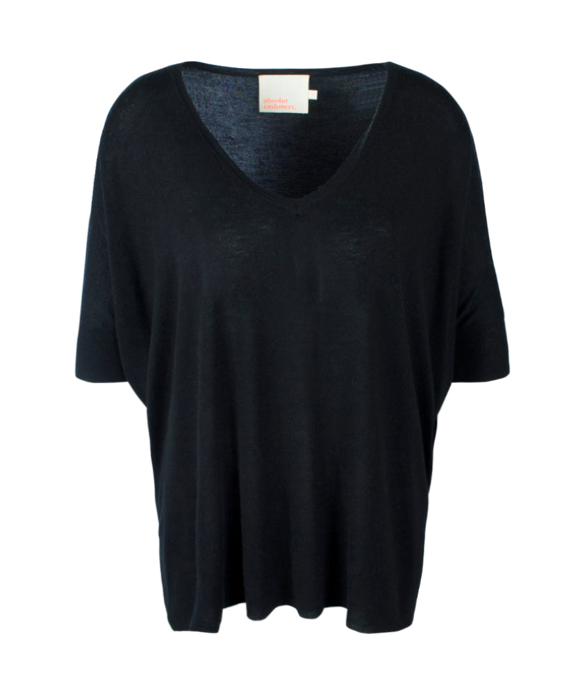 Ponchopulli Bamboo | schwarz
