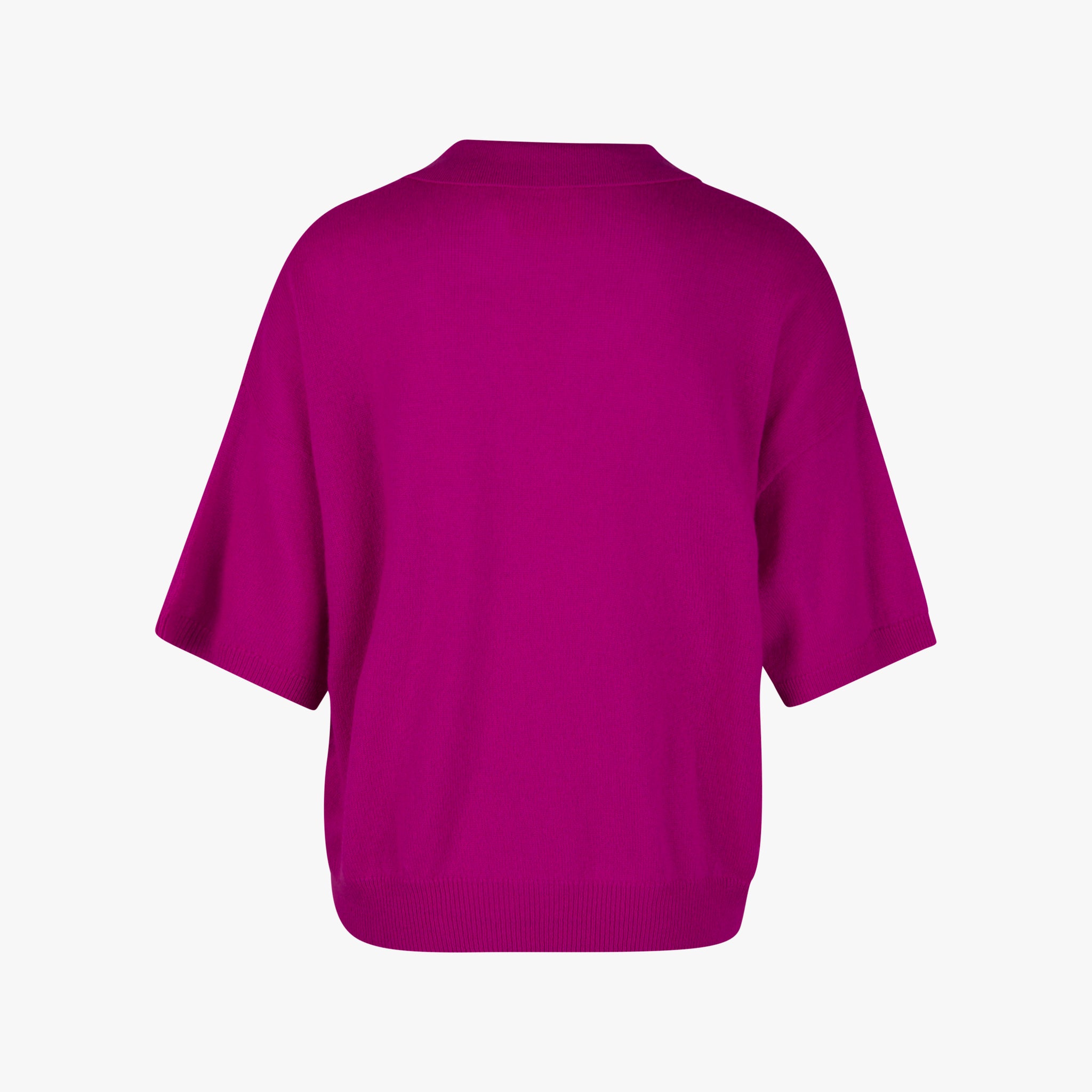 Absolut Cashmere Pulli Polokragen | fuchsia