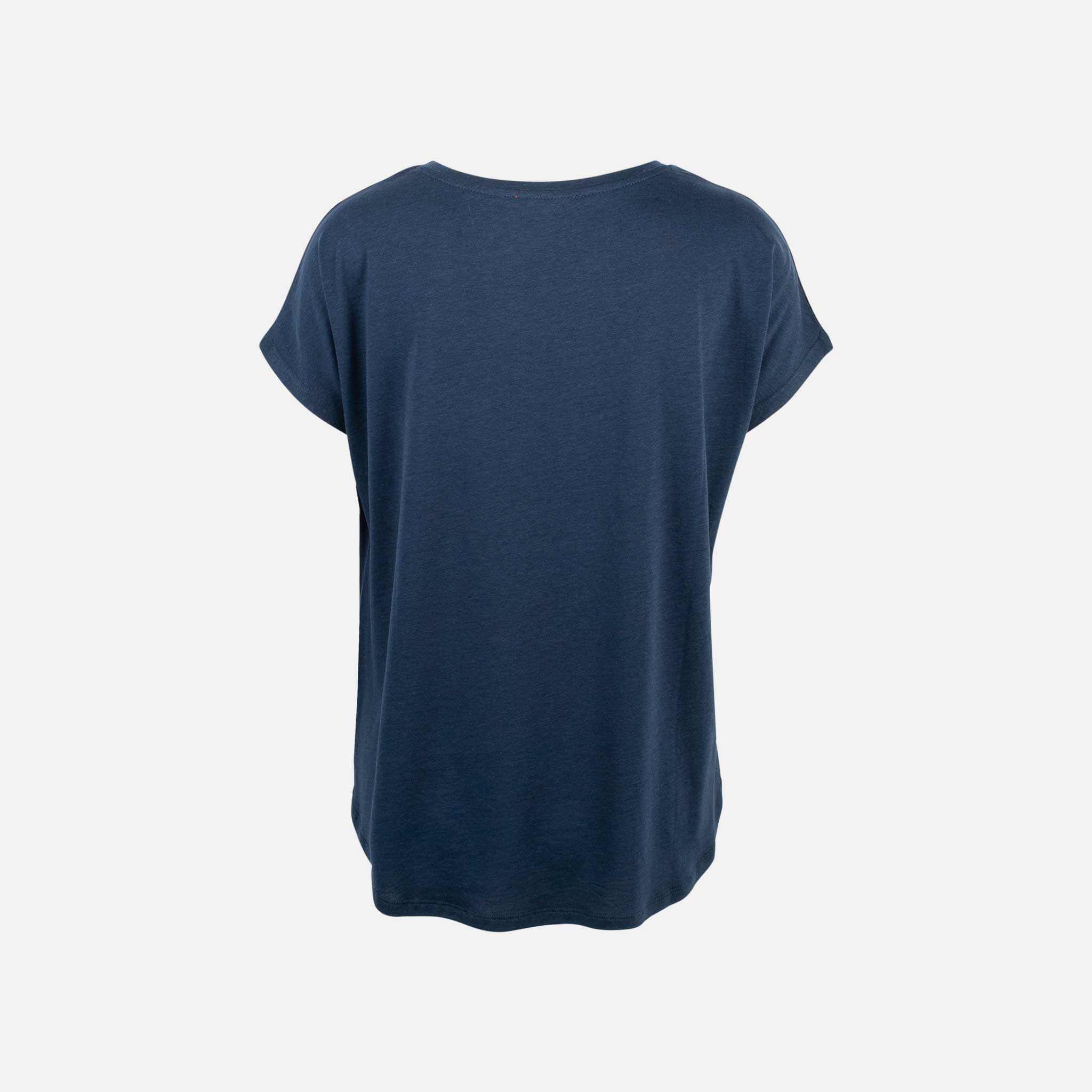 Absolut Cashmere Shirt Elise hinten | nachtblau