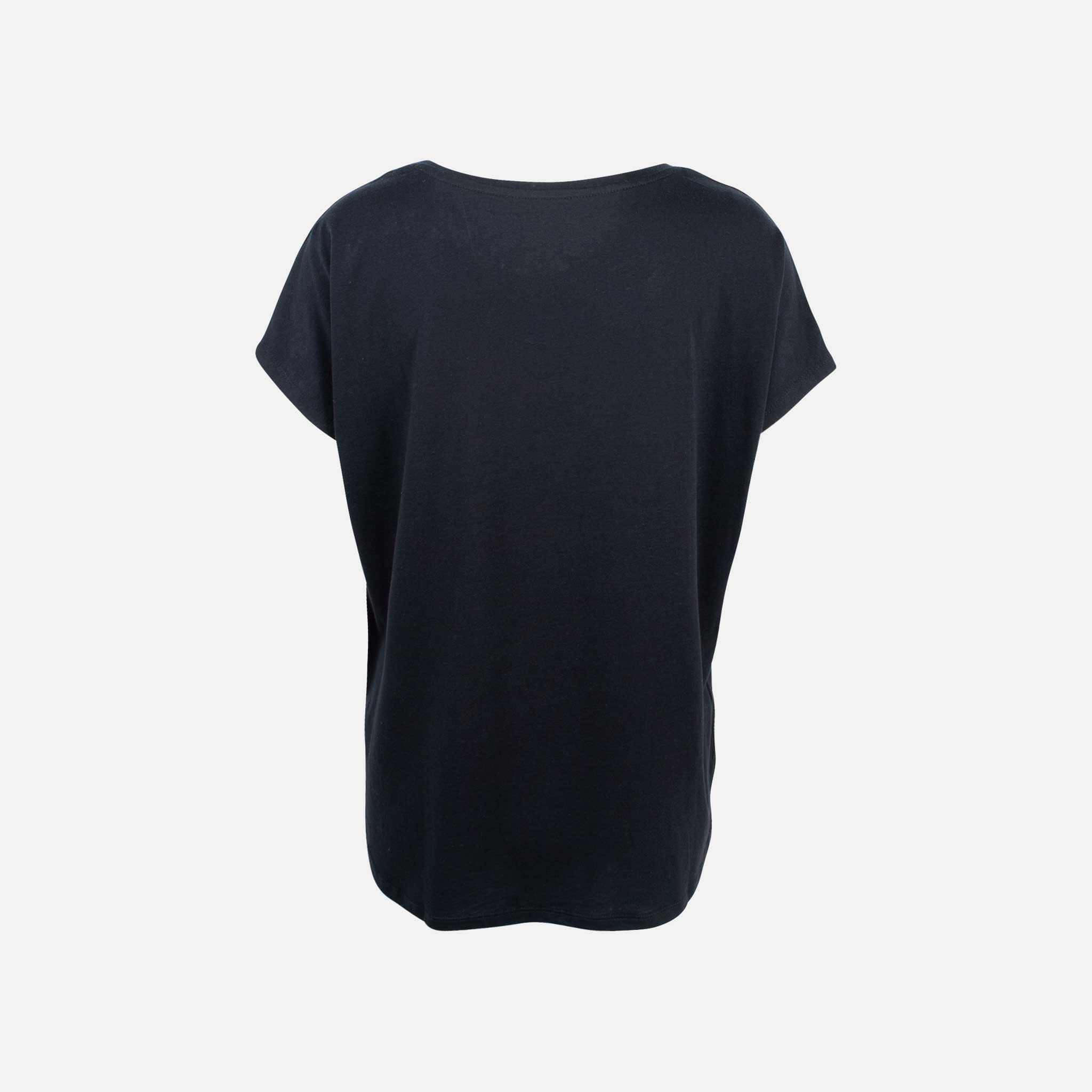Absolut Cashmere Shirt Elise hinten | schwarz
