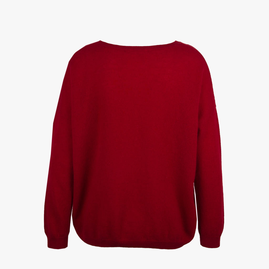 Absolut Cashmere Pulli Angele | dunkelrot