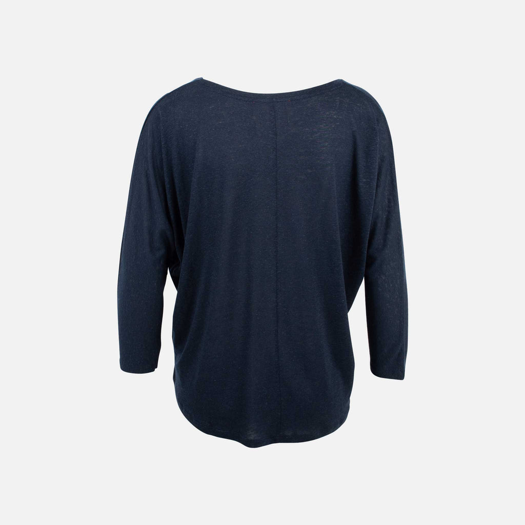 Absolut Cashmere Shirt Marion hinten | nachtblau