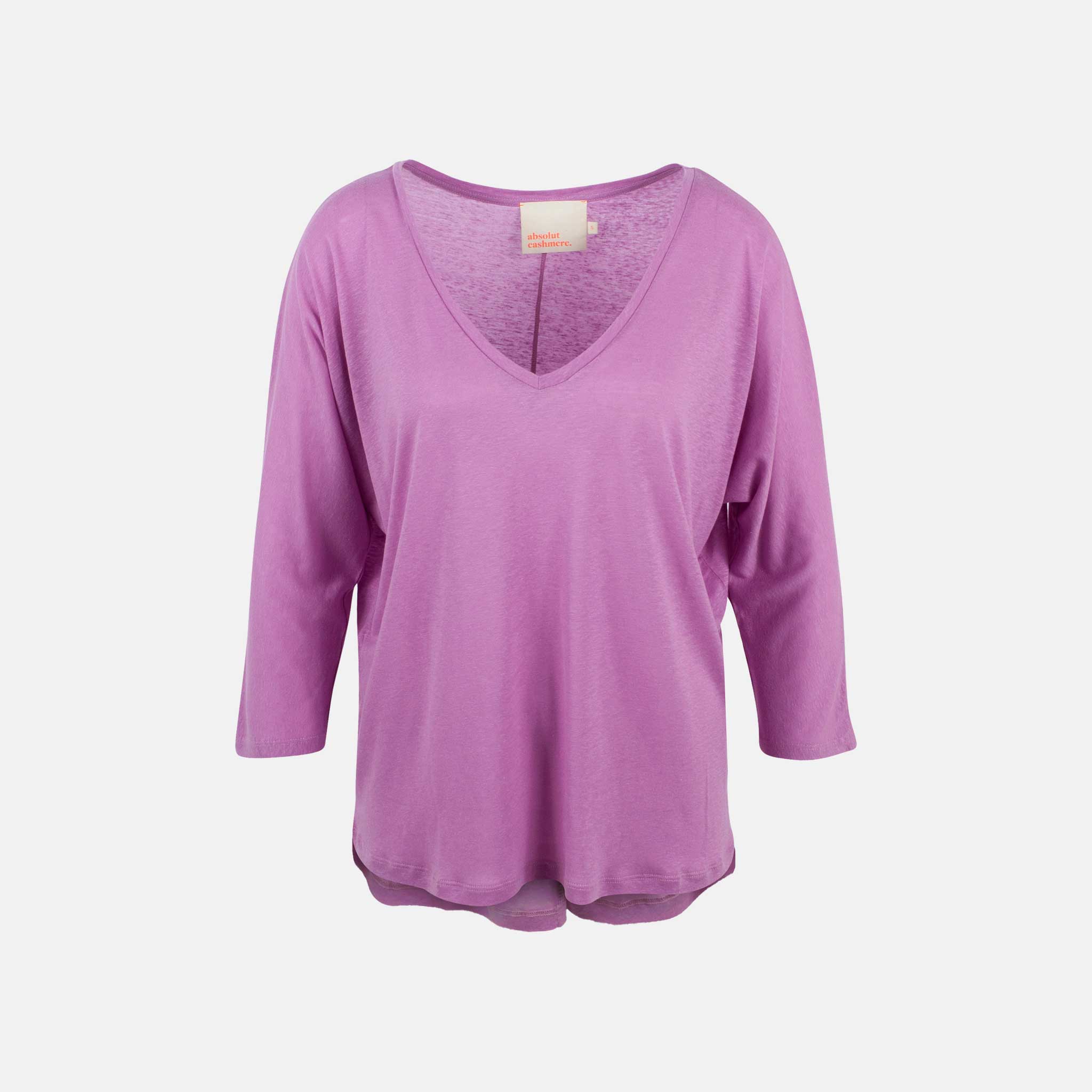 Absolut Cashmere Shirt Marion vorne | rosenholz