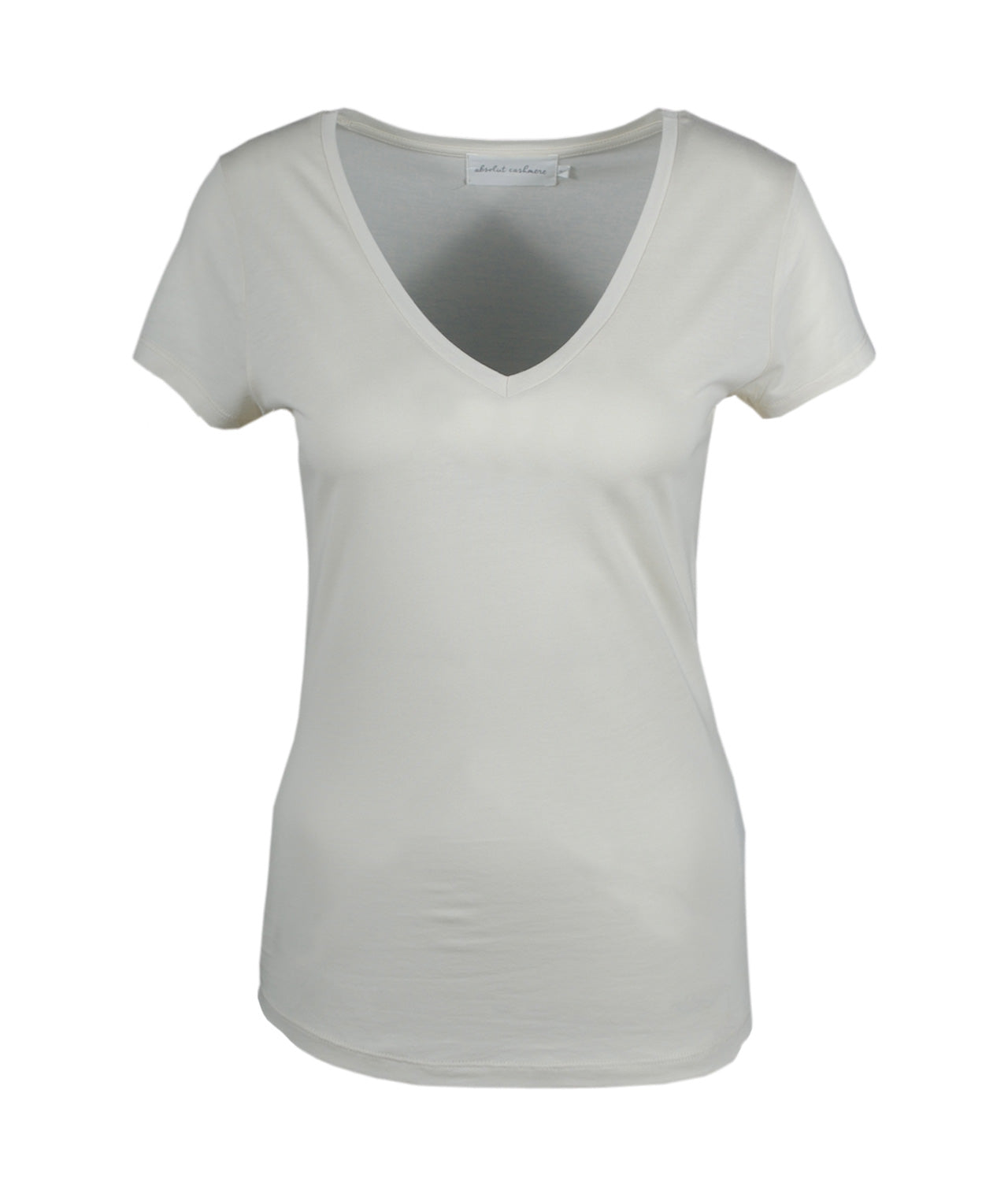 V-Shirt schmal | offwhite