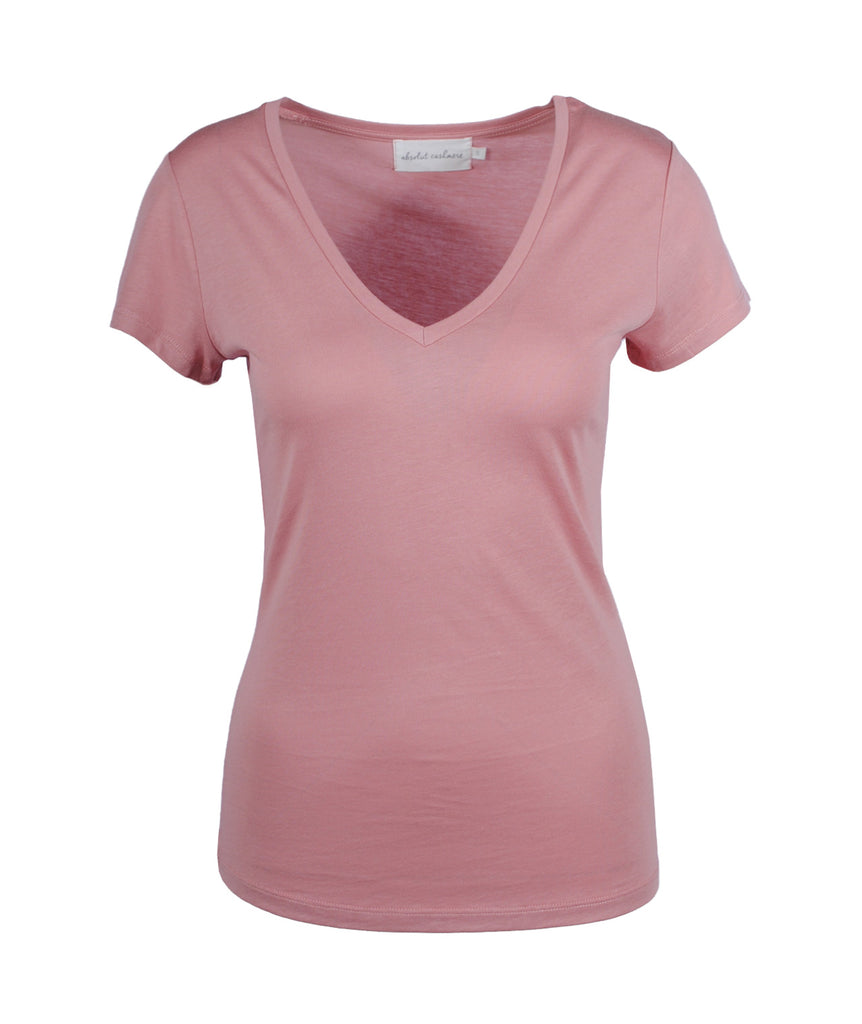 V-Shirt schmal | rose