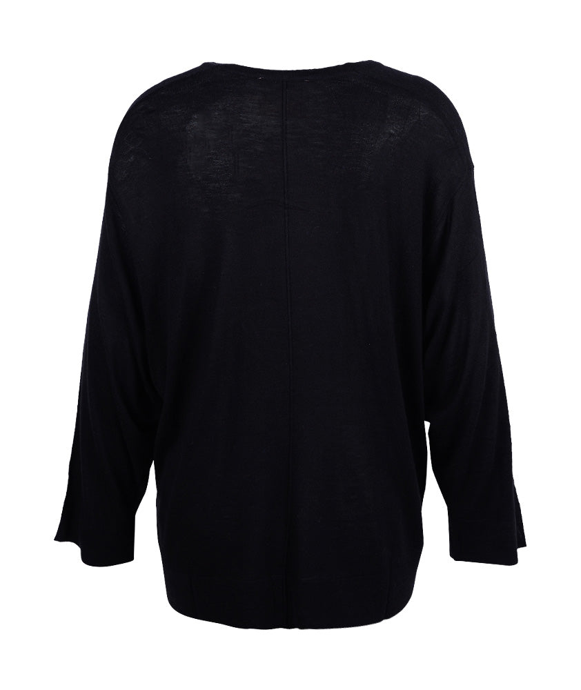 Cardigan Open | schwarz