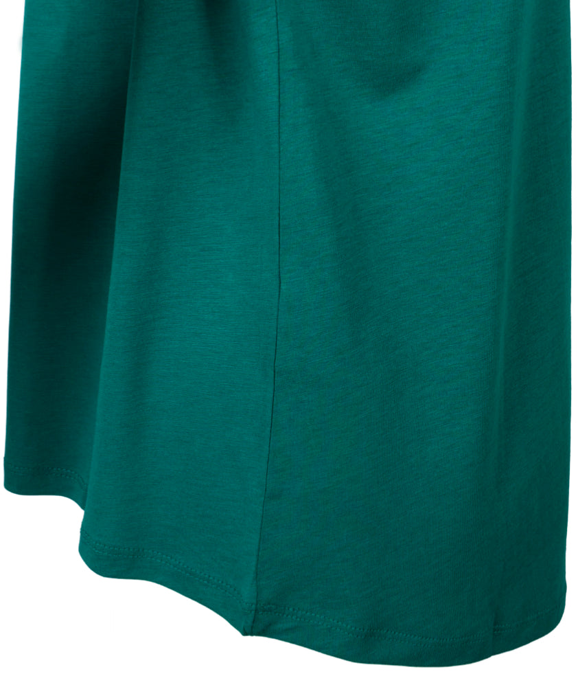 V-Shirt oversized | grün