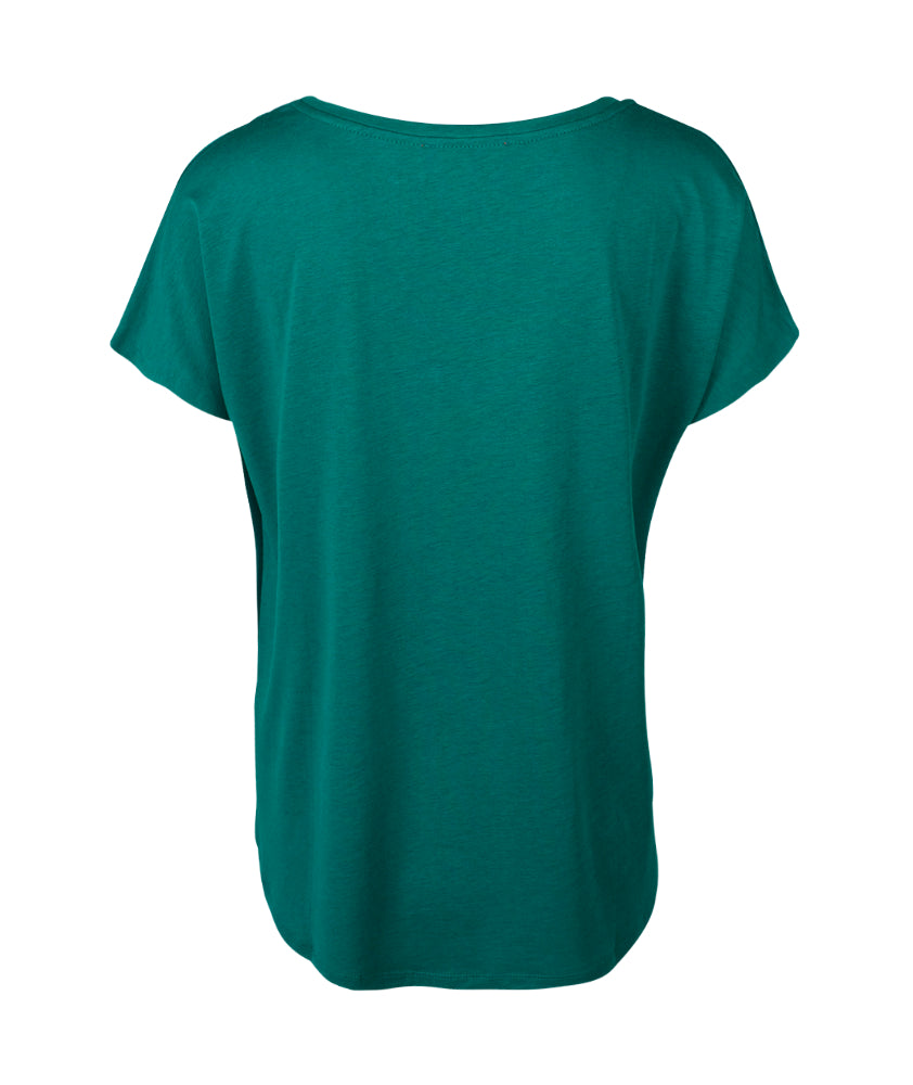 V-Shirt oversized | grün