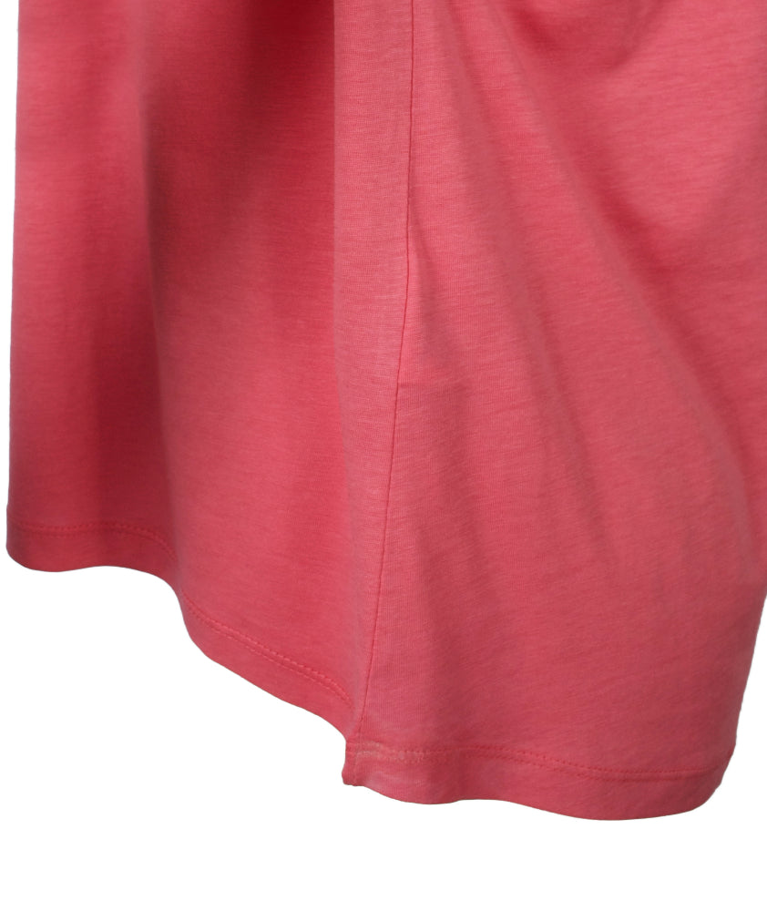 V-Shirt oversized | rosa