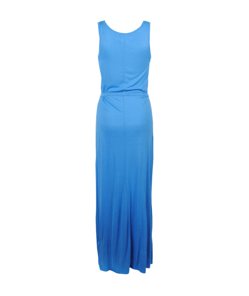 Maxikleid Leinen | blau