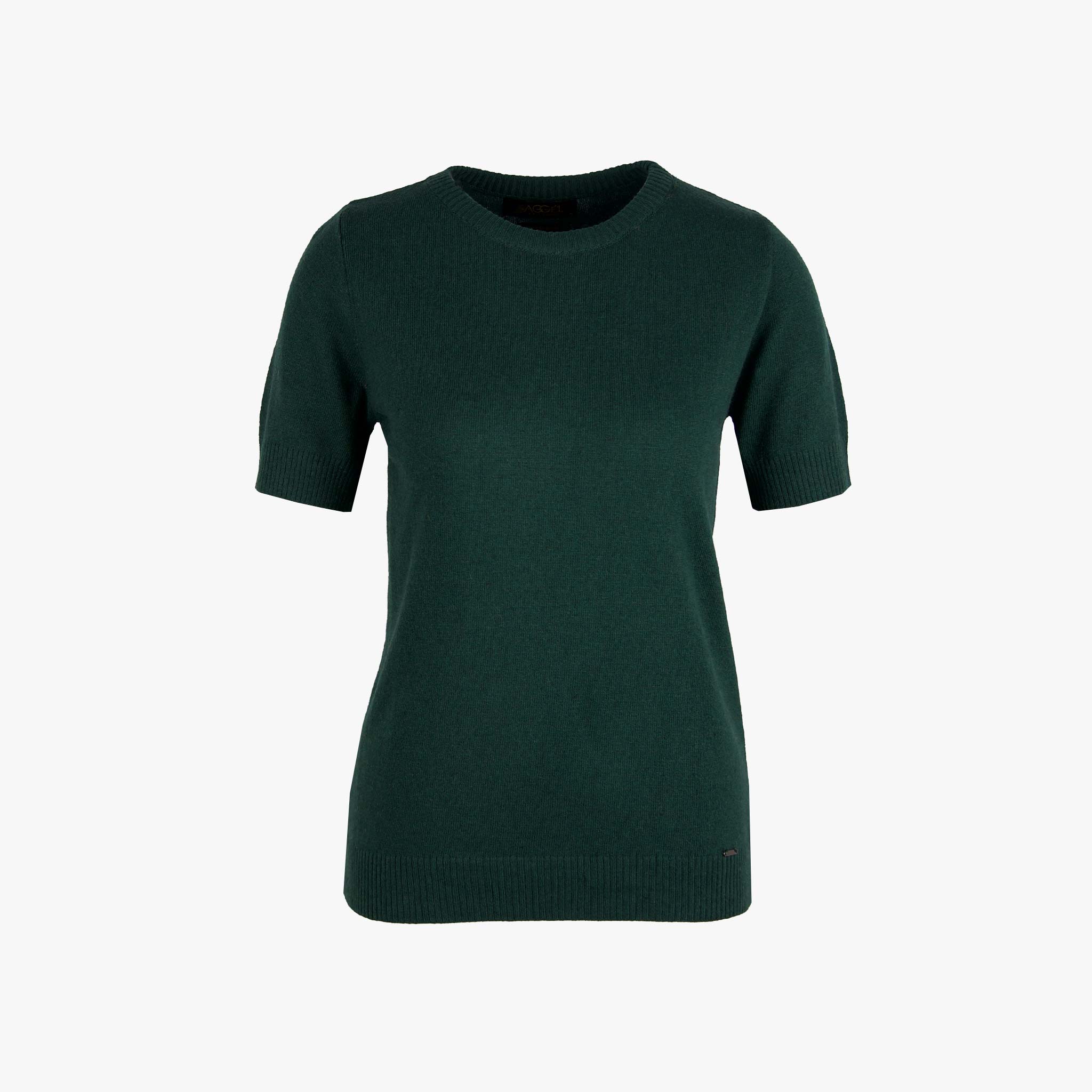 Aggel Knitwear RH Pulli Kurzarm | dunkelgrün