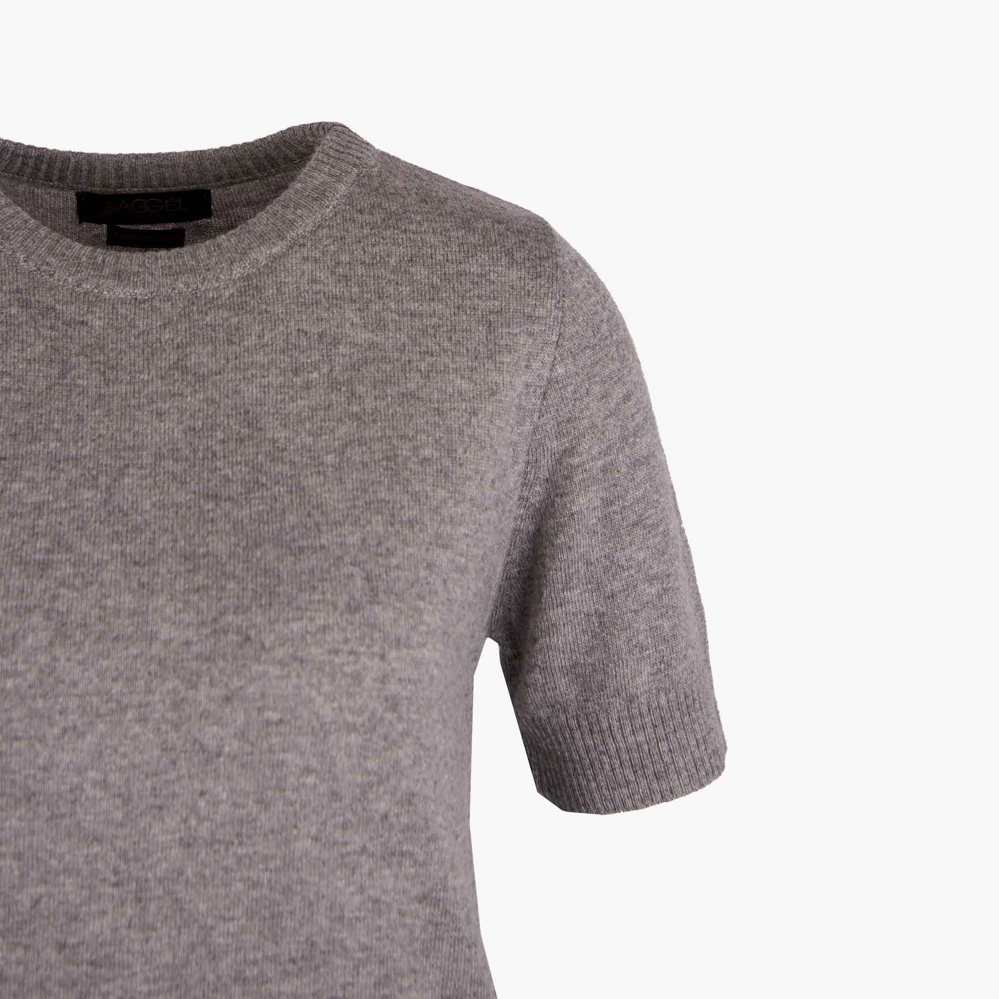 Aggel Knitwear RH Pulli Kurzarm | grau
