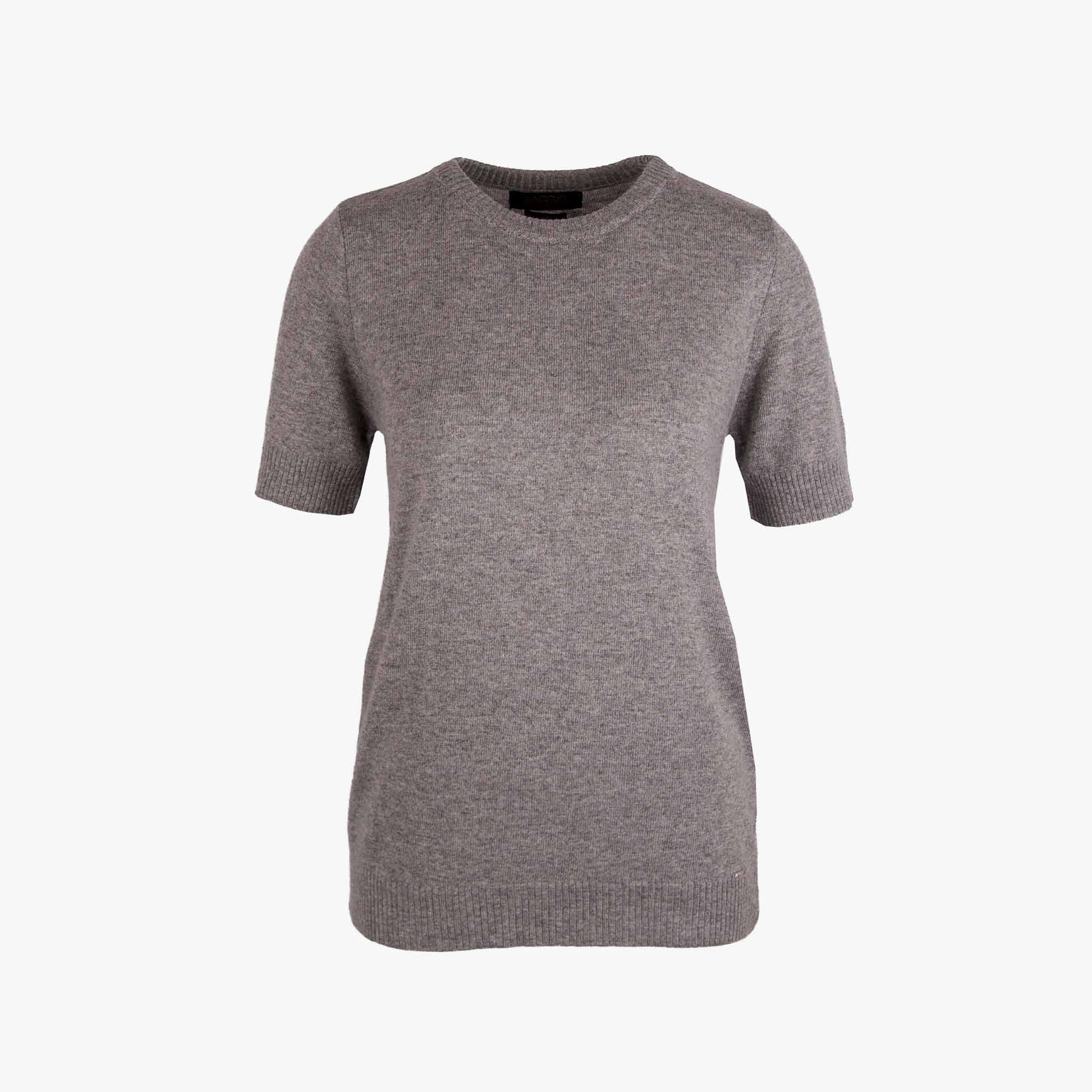 Aggel Knitwear RH Pulli Kurzarm | grau