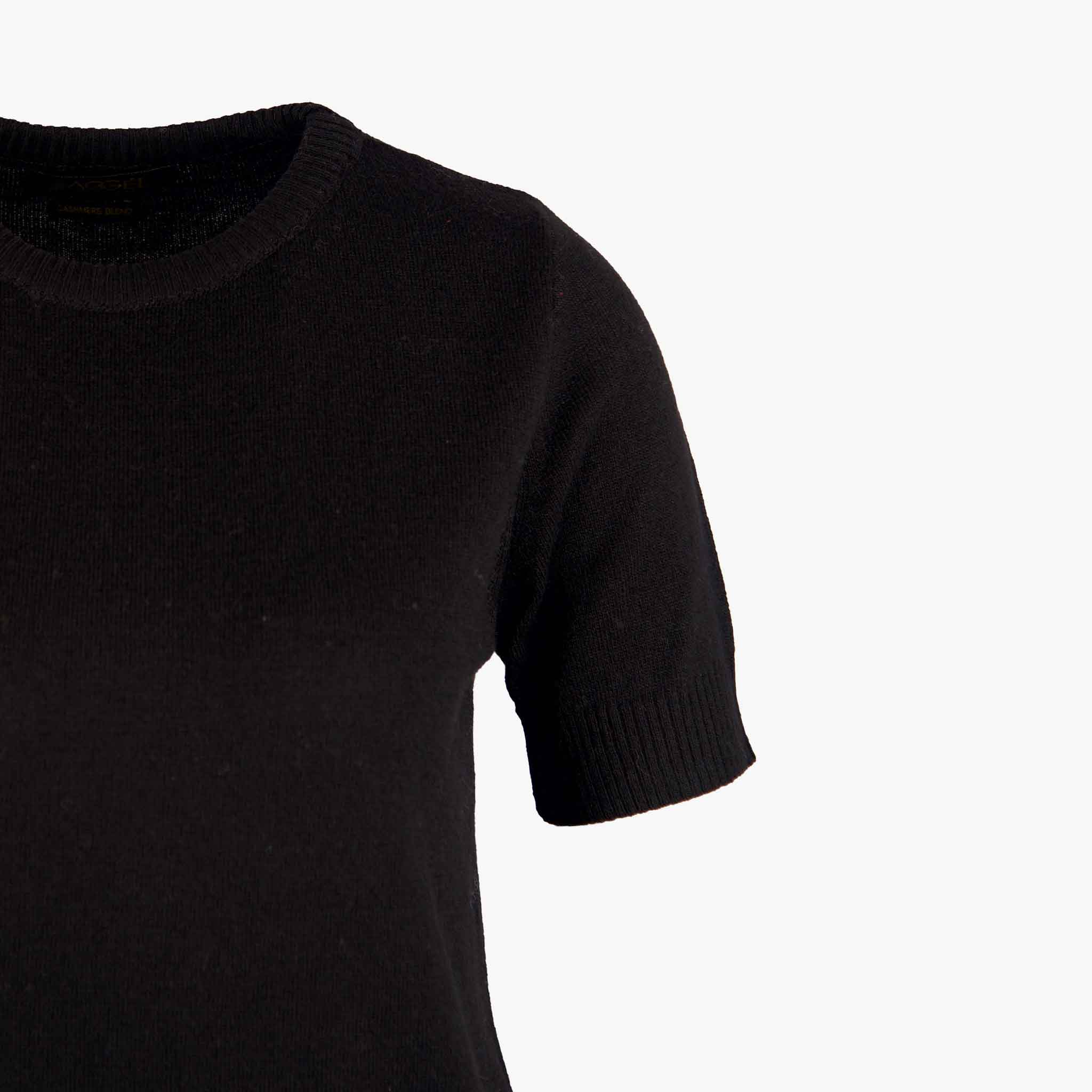 Aggel Knitwear RH Pulli Kurzarm | schwarz