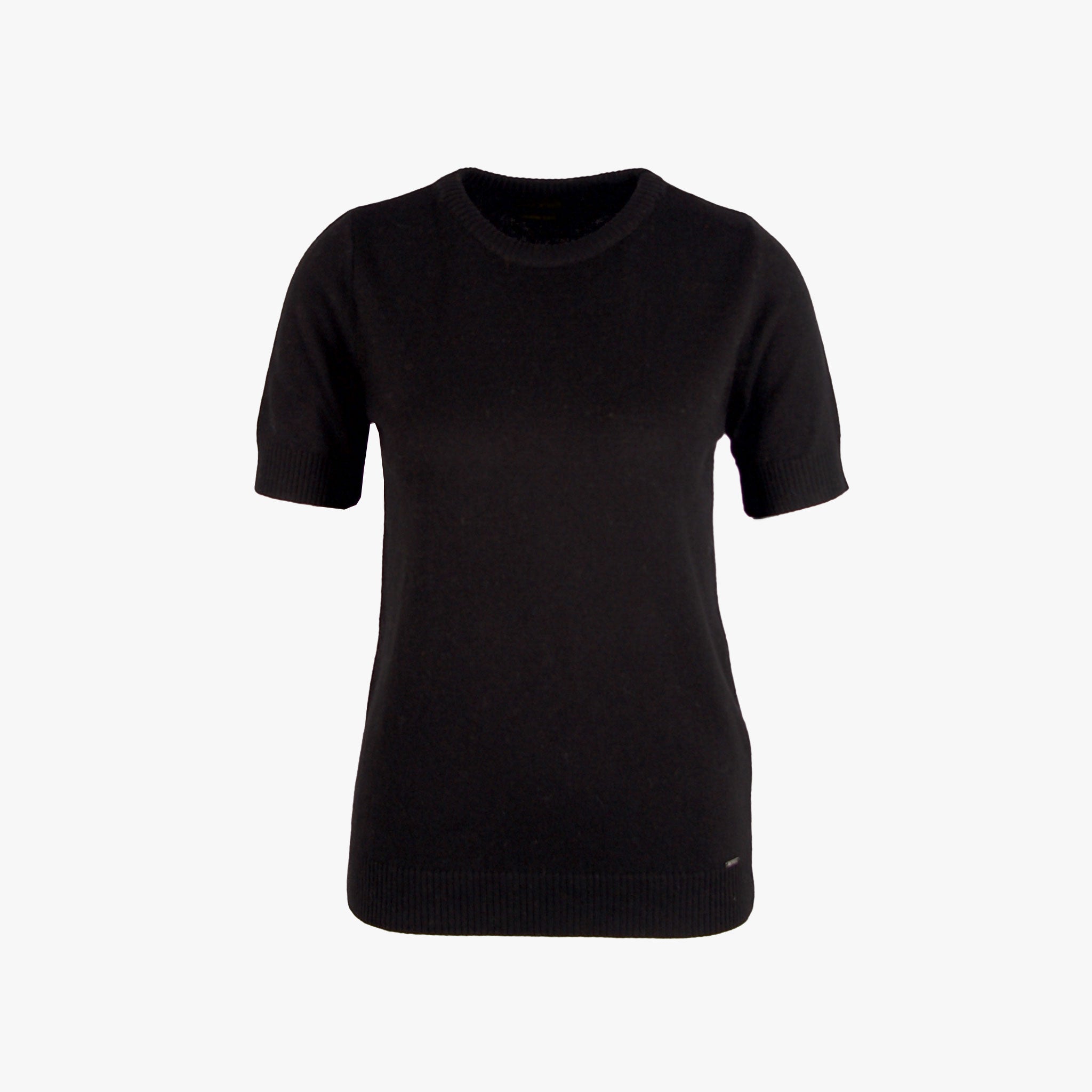 Aggel Knitwear RH Pulli Kurzarm | schwarz