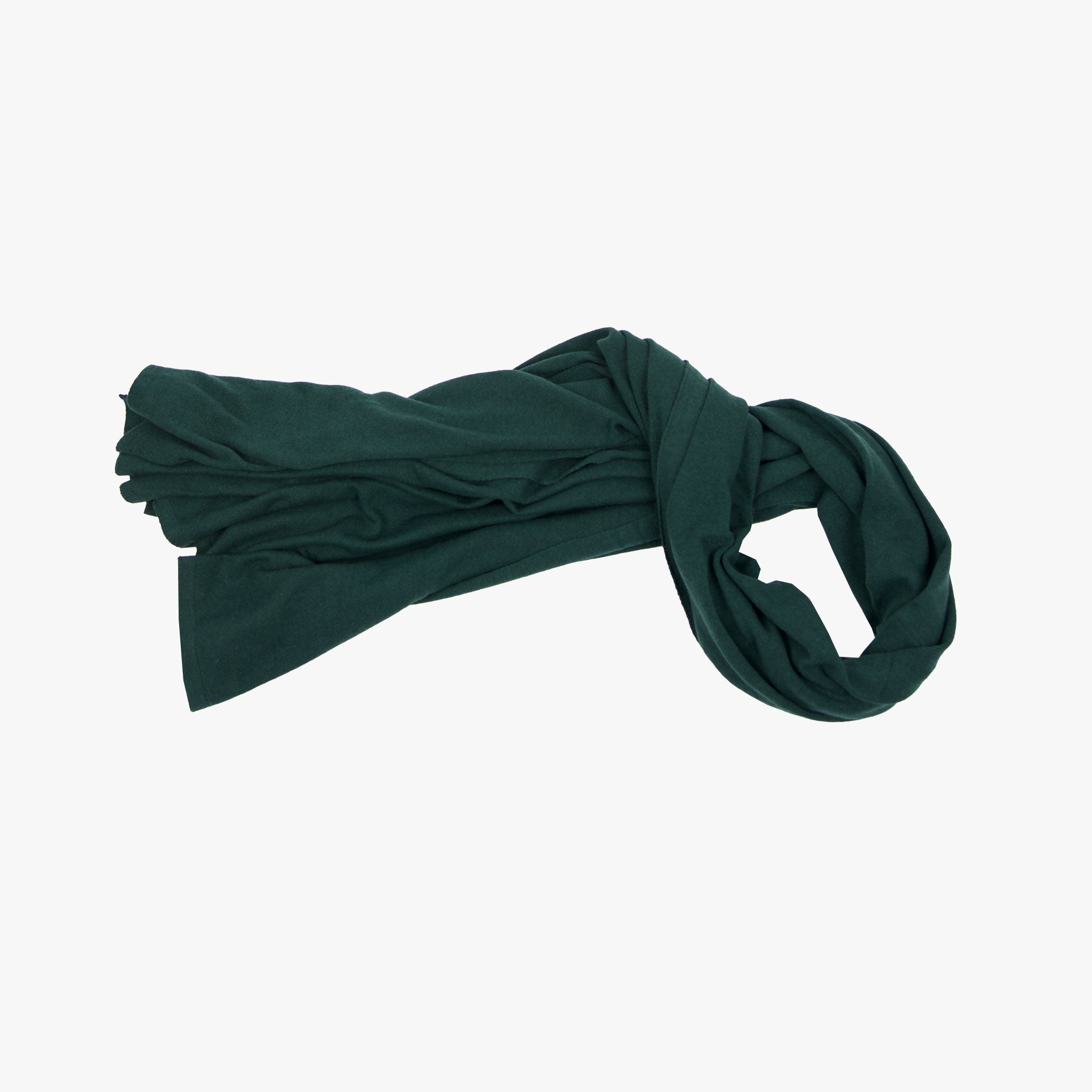 Aggél Knitwear Stola uni | dunkelgrün