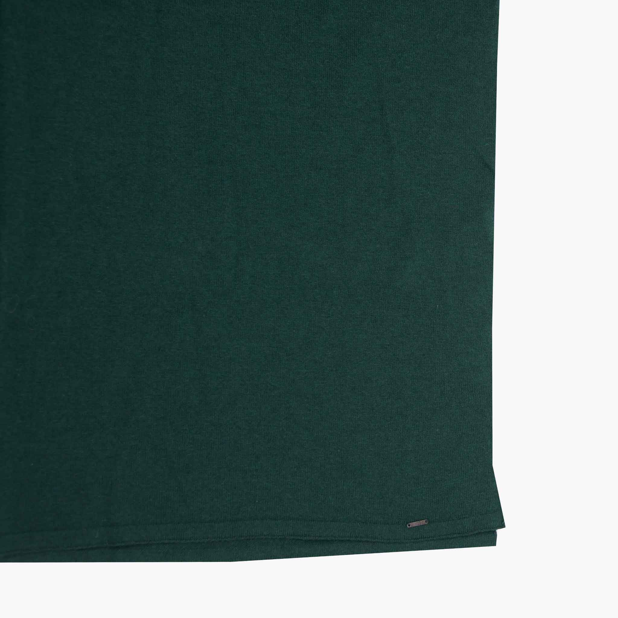 Aggél Knitwear Stola uni | dunkelgrün