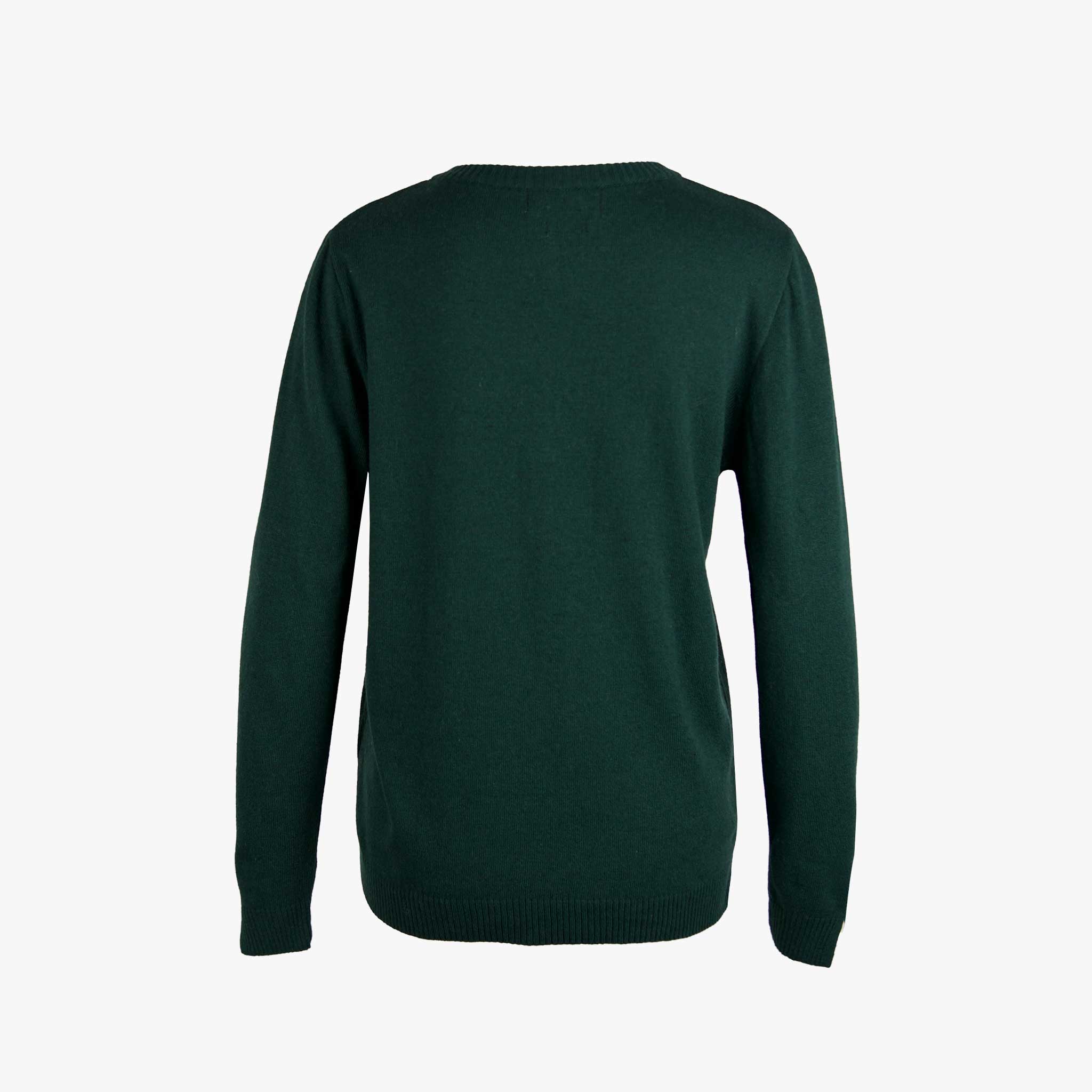 Aggél Knitwear Strickjacke uni | dunkelgrün