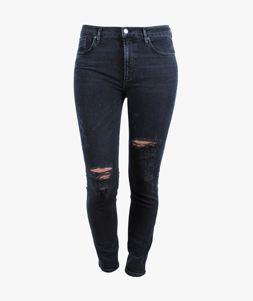 Agolde Sophie Skinny destruct | anthra