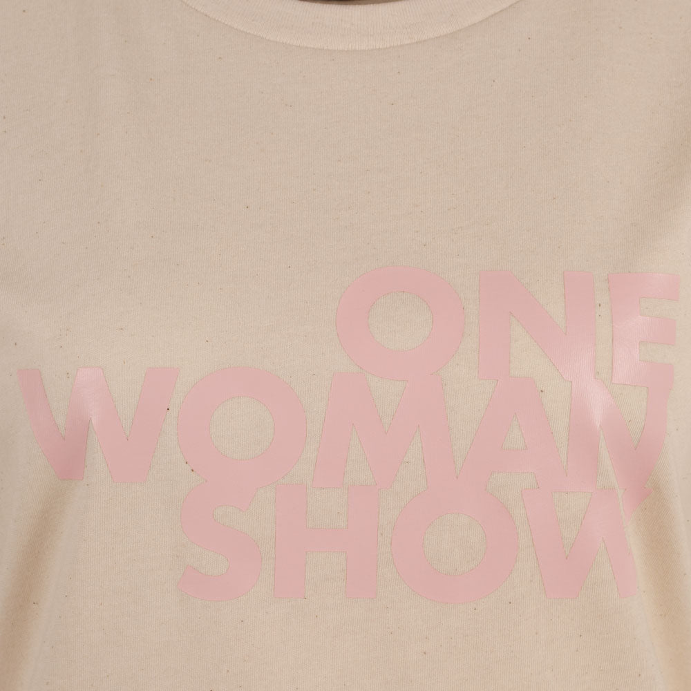 2ally.me Shirt One Woman Show | beige