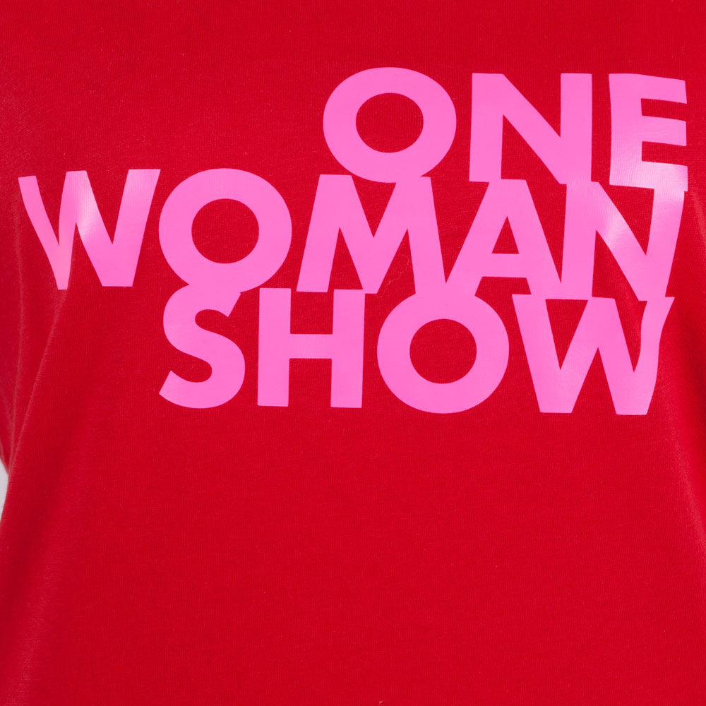 2ally.me T-Shirt One Woman Show | rot